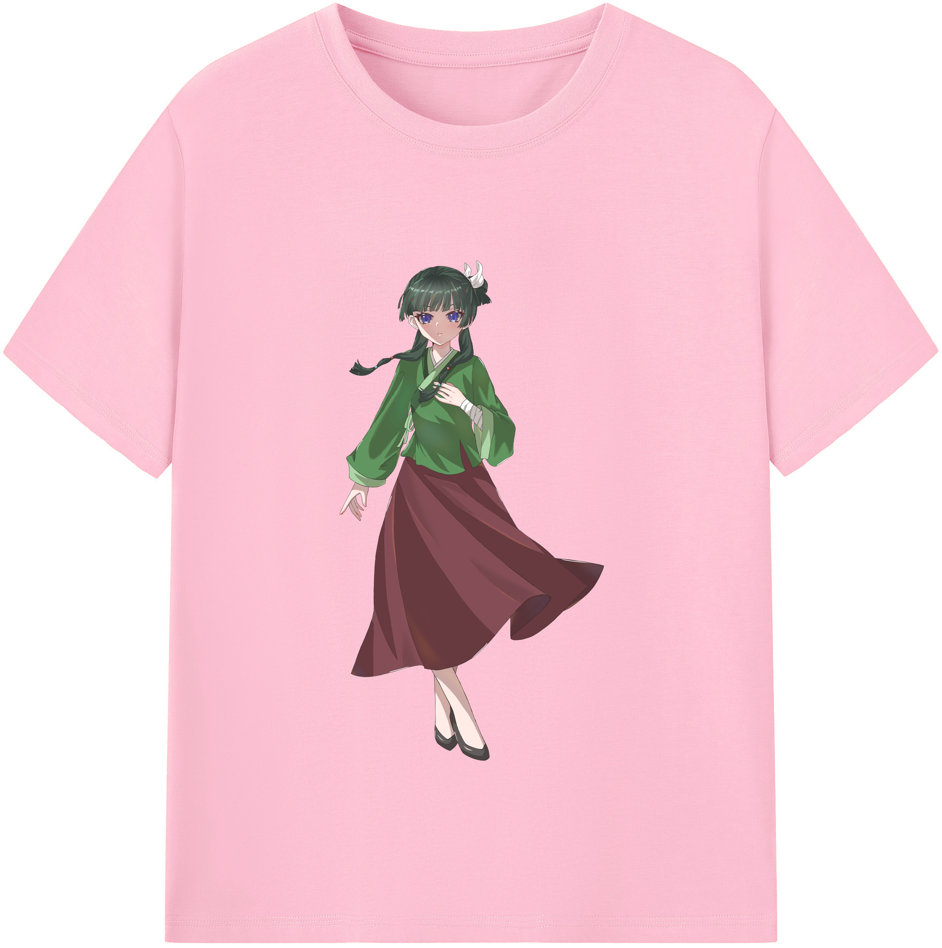 （画像用） 薬屋のひとりごと The Apothecary Diaries 綿100％半袖Tシャツ（フロントプリント）