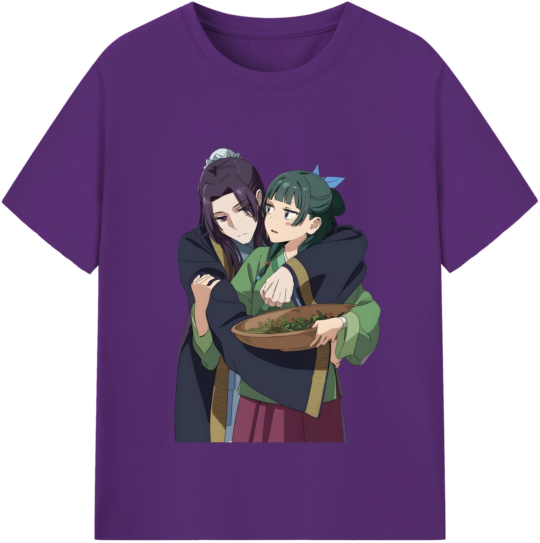 （画像用） 薬屋のひとりごと The Apothecary Diaries 綿100％半袖Tシャツ（フロントプリント）