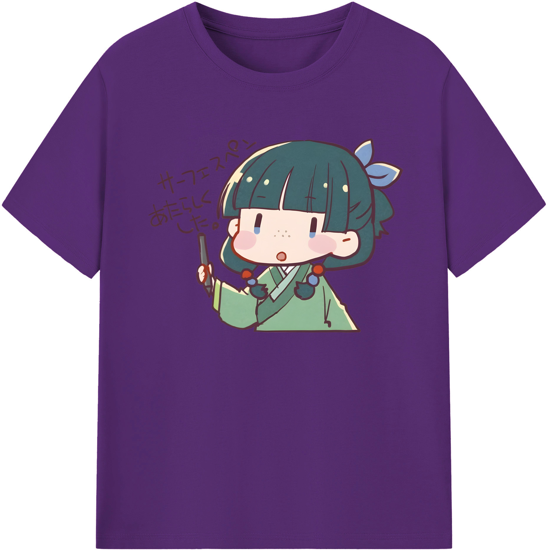（画像用） 薬屋のひとりごと The Apothecary Diaries 綿100％半袖Tシャツ（フロントプリント）