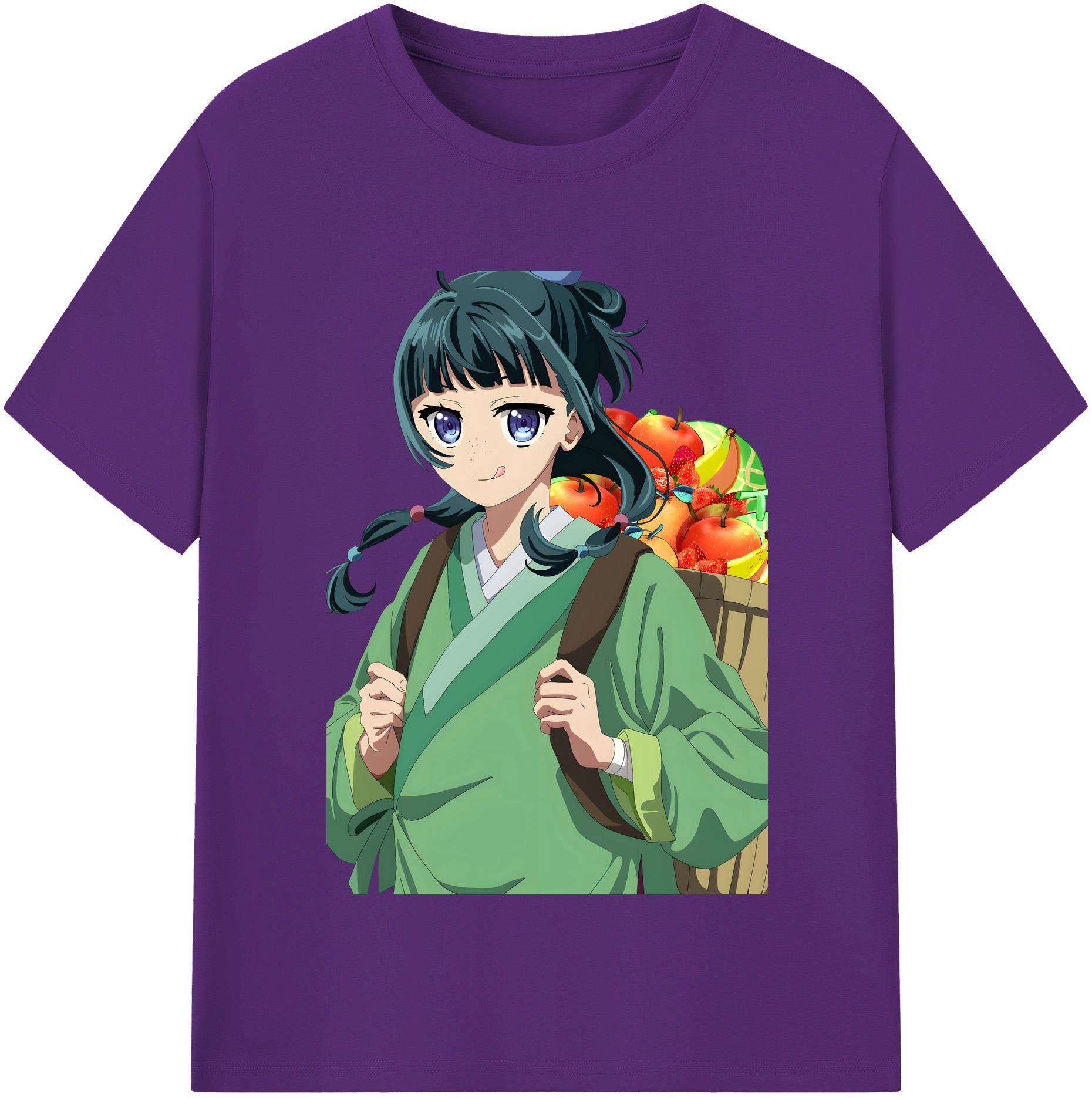 （画像用） 薬屋のひとりごと The Apothecary Diaries 綿100％半袖Tシャツ（フロントプリント）
