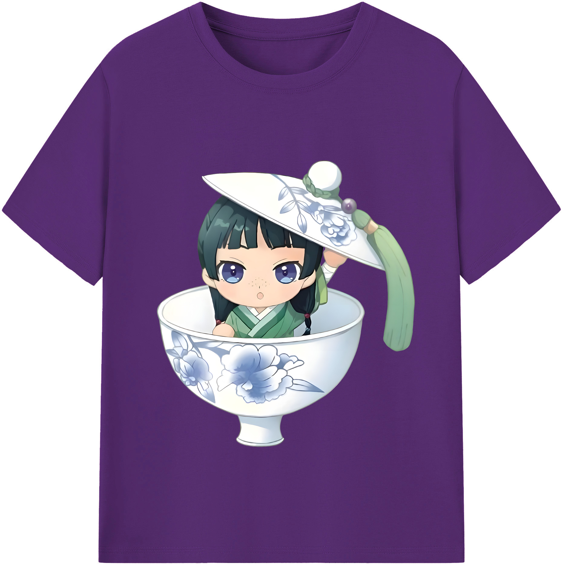 （画像用） 薬屋のひとりごと The Apothecary Diaries 綿100％半袖Tシャツ（フロントプリント）