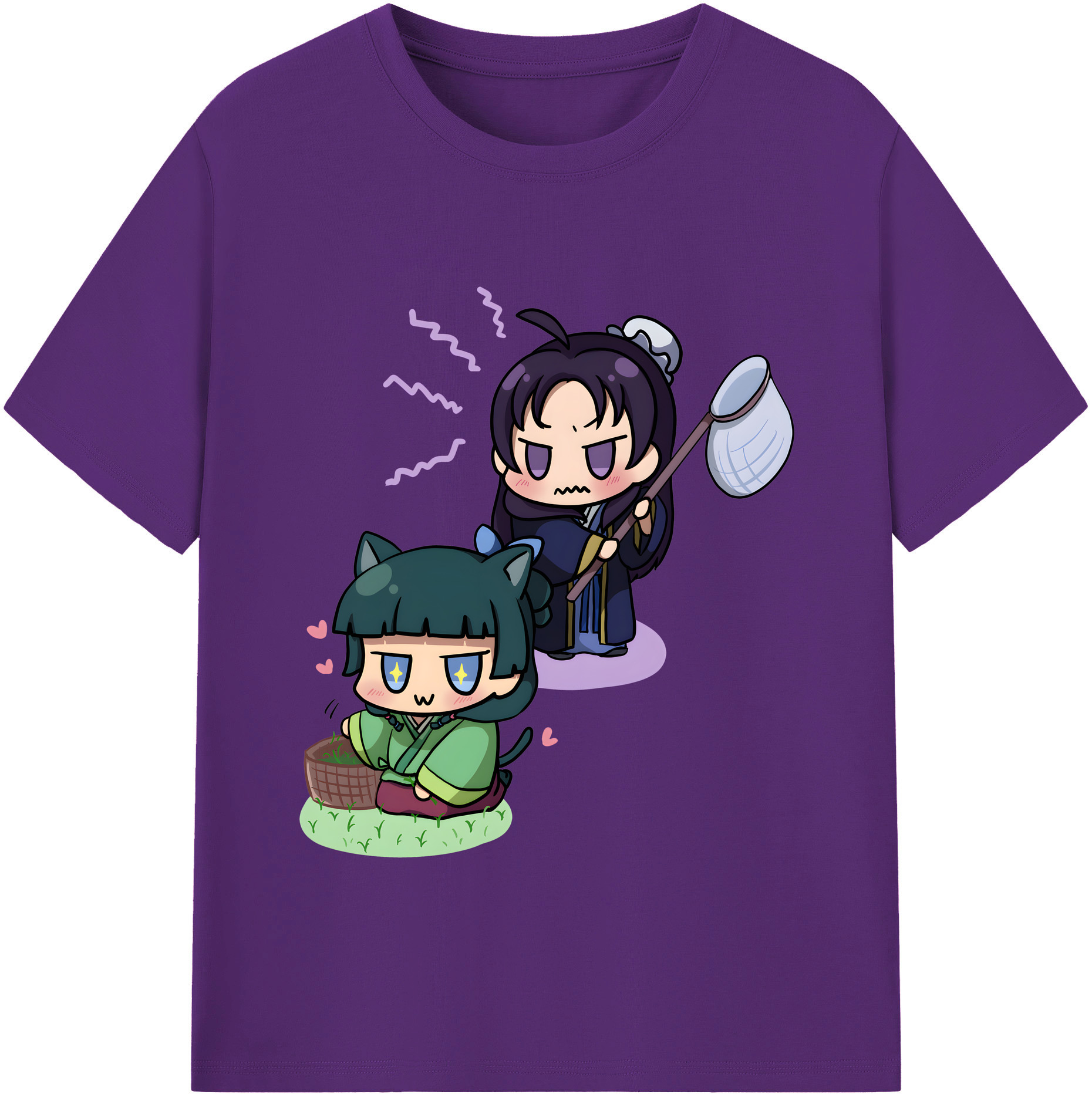 （画像用） 薬屋のひとりごと The Apothecary Diaries 綿100％半袖Tシャツ（フロントプリント）