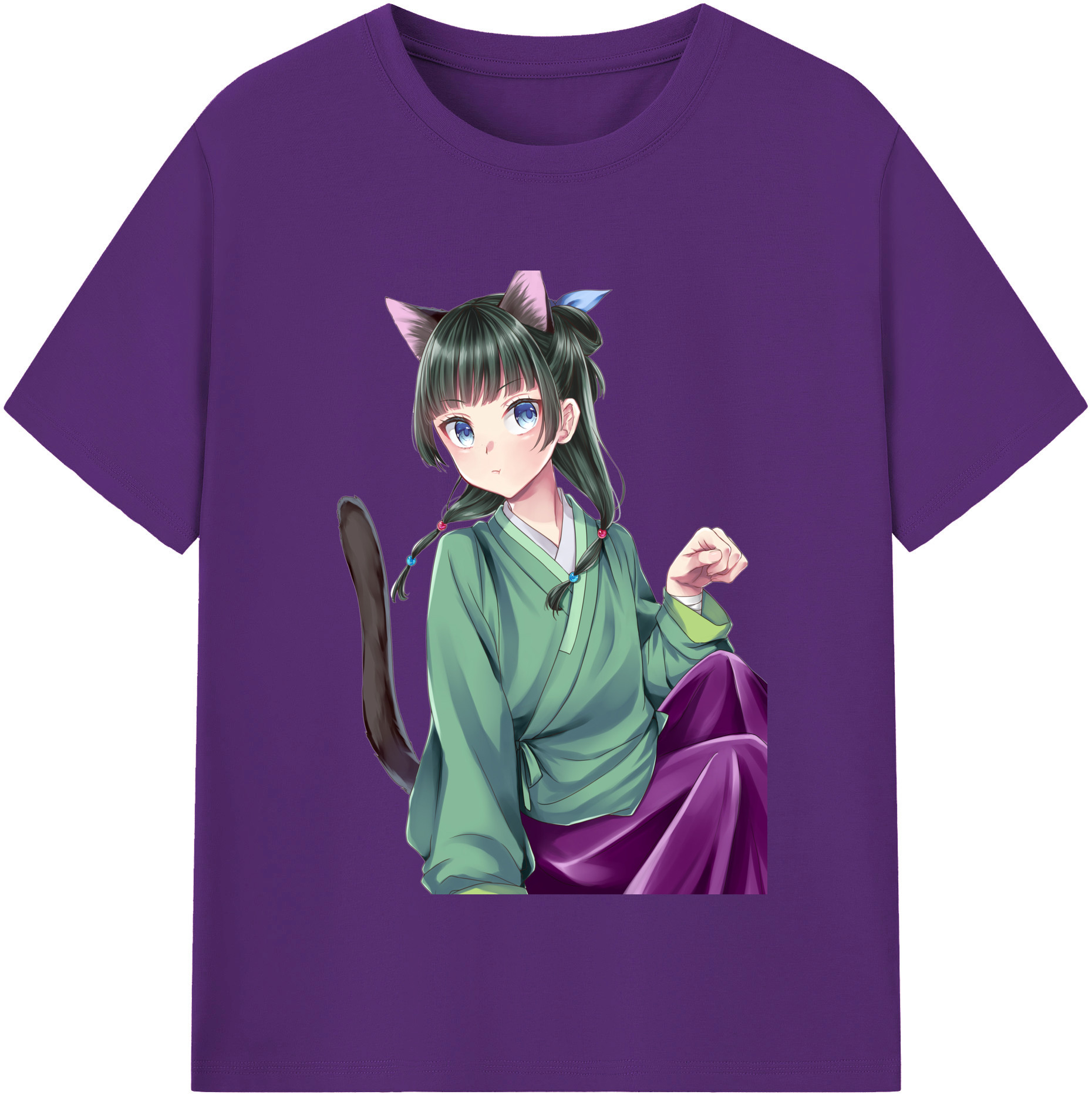 （画像用） 薬屋のひとりごと The Apothecary Diaries 綿100％半袖Tシャツ（フロントプリント）