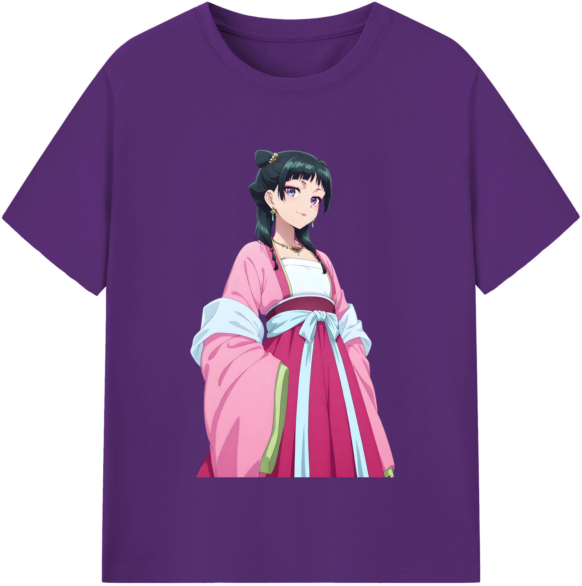 （画像用） 薬屋のひとりごと The Apothecary Diaries 綿100％半袖Tシャツ（フロントプリント）