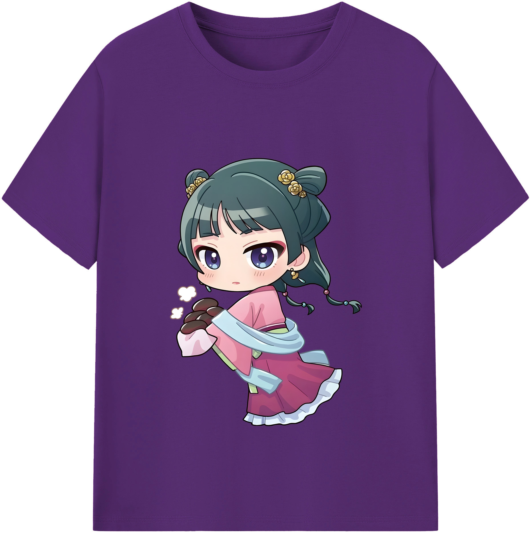 （画像用） 薬屋のひとりごと The Apothecary Diaries 綿100％半袖Tシャツ（フロントプリント）