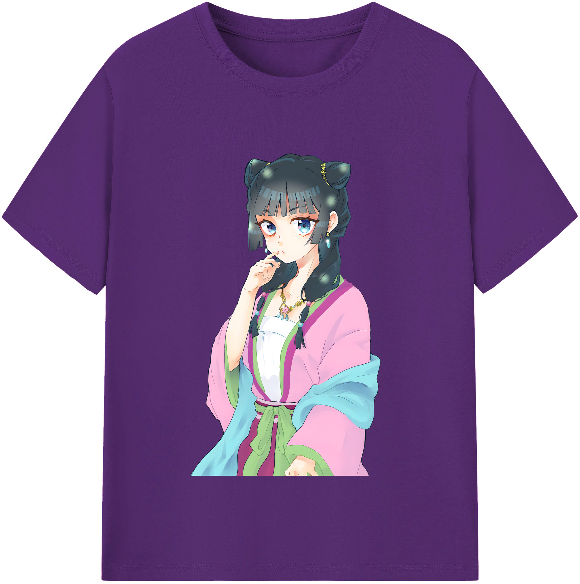 （画像用） 薬屋のひとりごと The Apothecary Diaries 綿100％半袖Tシャツ（フロントプリント）