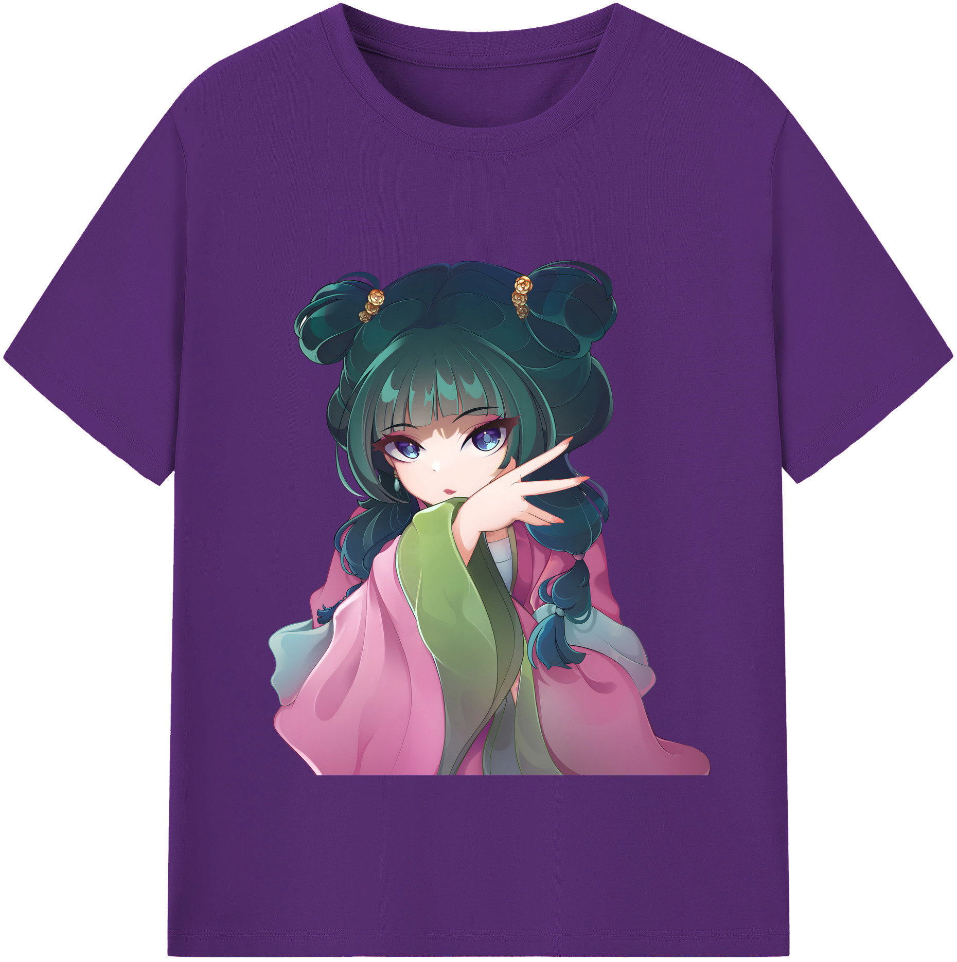 （画像用） 薬屋のひとりごと The Apothecary Diaries 綿100％半袖Tシャツ（フロントプリント）