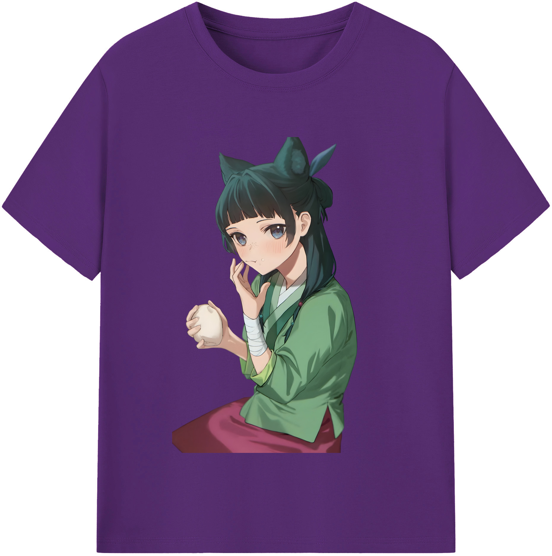 （画像用） 薬屋のひとりごと The Apothecary Diaries 綿100％半袖Tシャツ（フロントプリント）