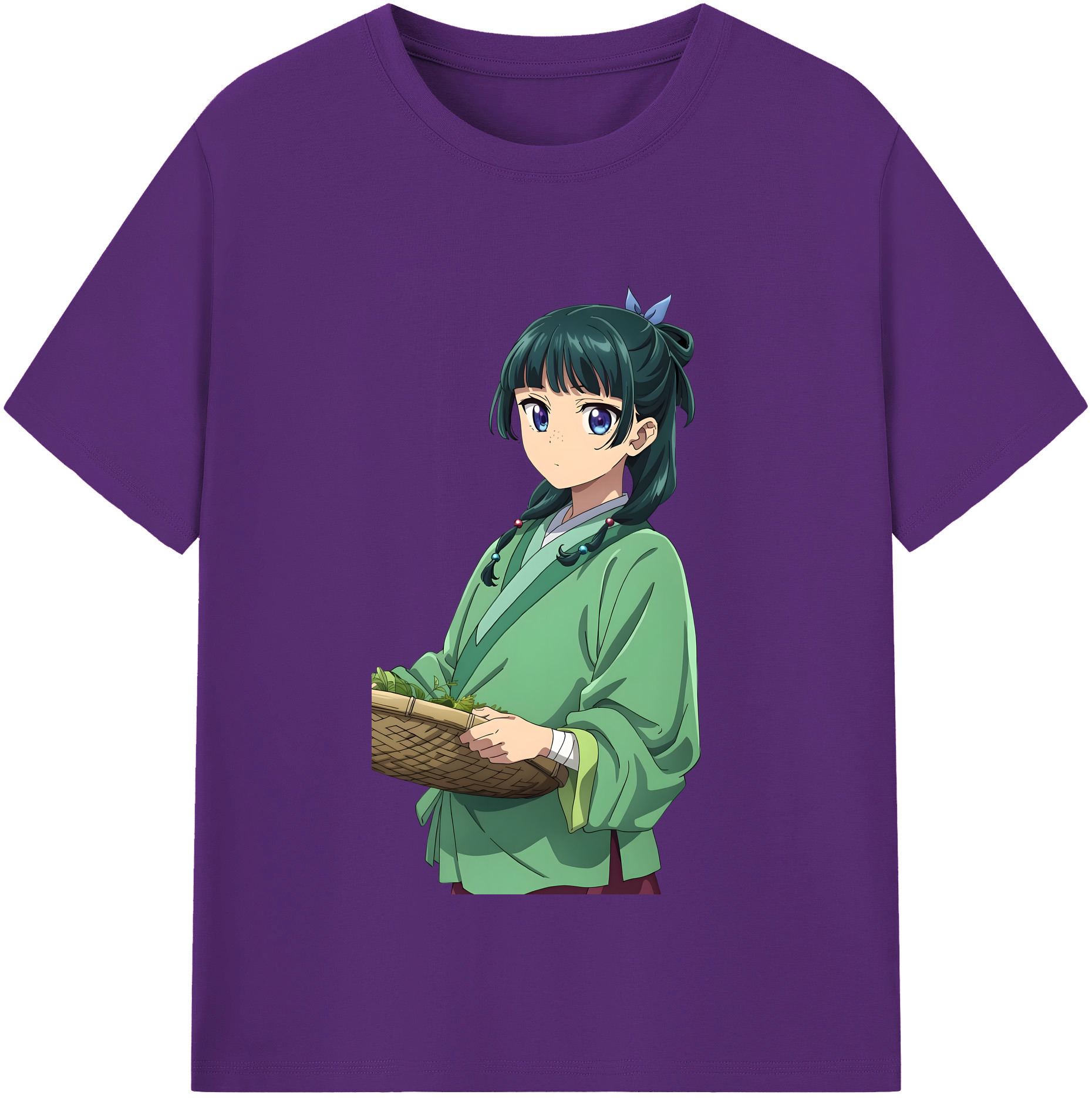 （画像用） 薬屋のひとりごと The Apothecary Diaries 綿100％半袖Tシャツ（フロントプリント）