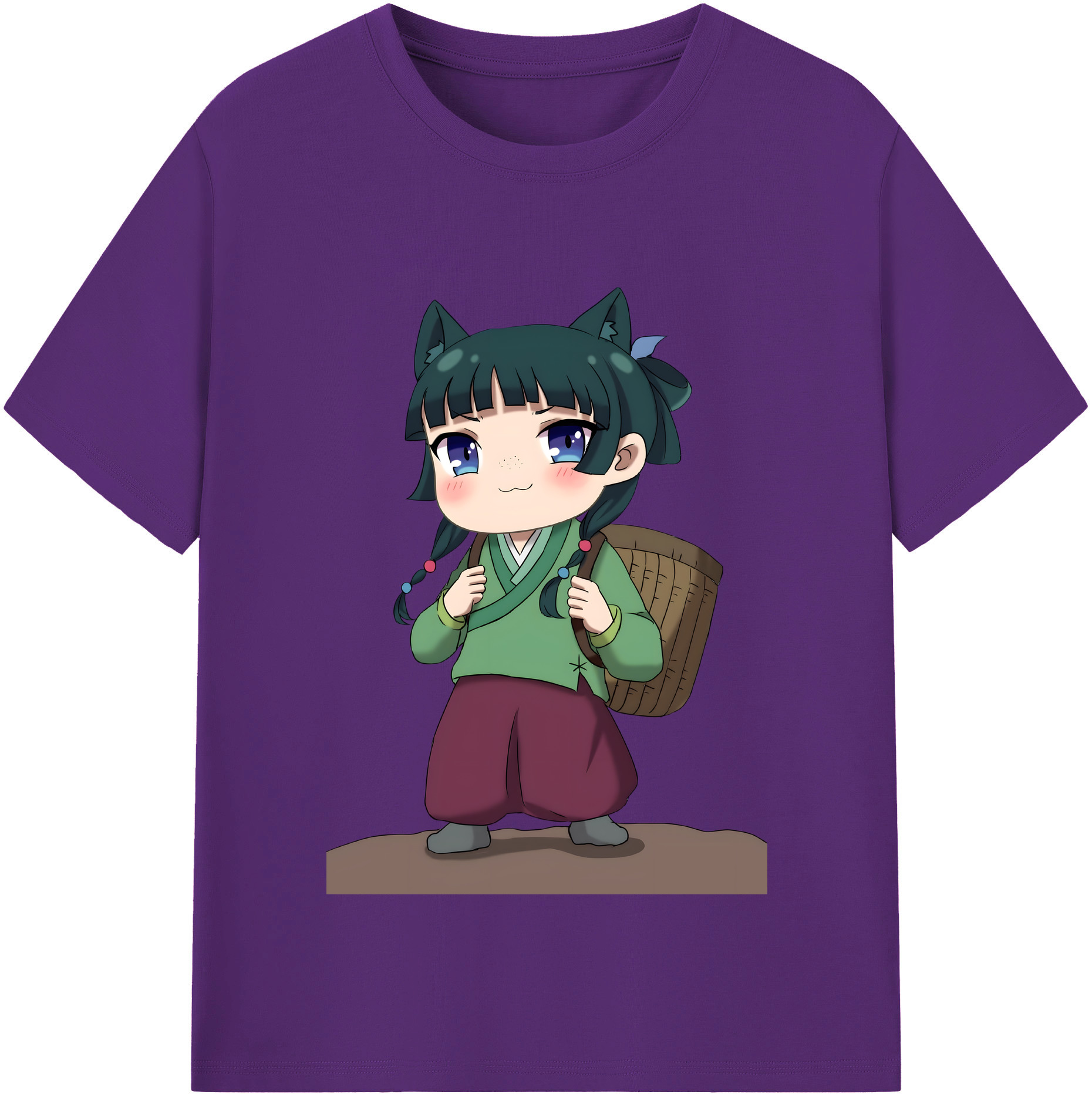 （画像用） 薬屋のひとりごと The Apothecary Diaries 綿100％半袖Tシャツ（フロントプリント）