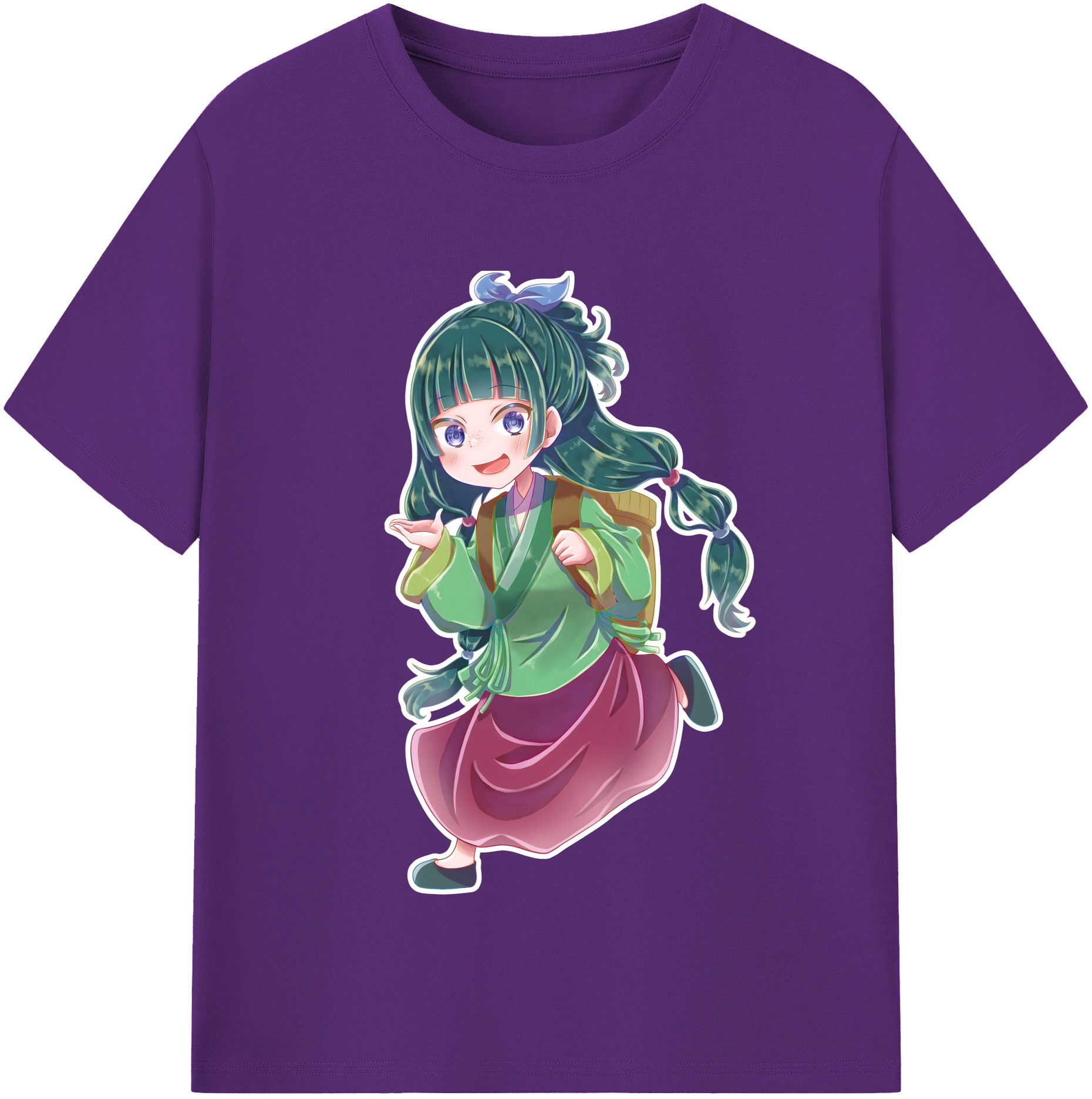 （画像用） 薬屋のひとりごと The Apothecary Diaries 綿100％半袖Tシャツ（フロントプリント）