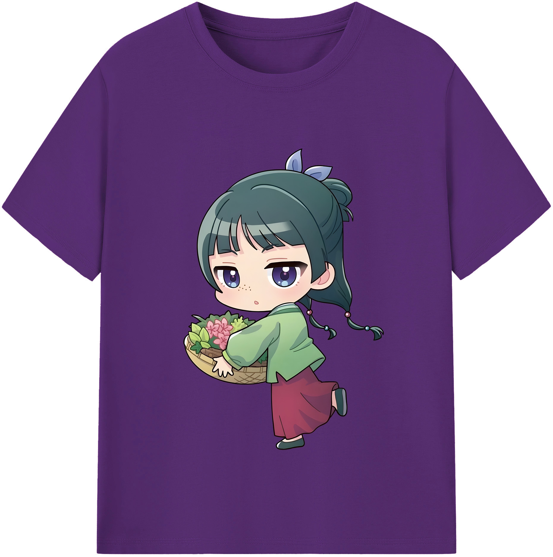 （画像用） 薬屋のひとりごと The Apothecary Diaries 綿100％半袖Tシャツ（フロントプリント）