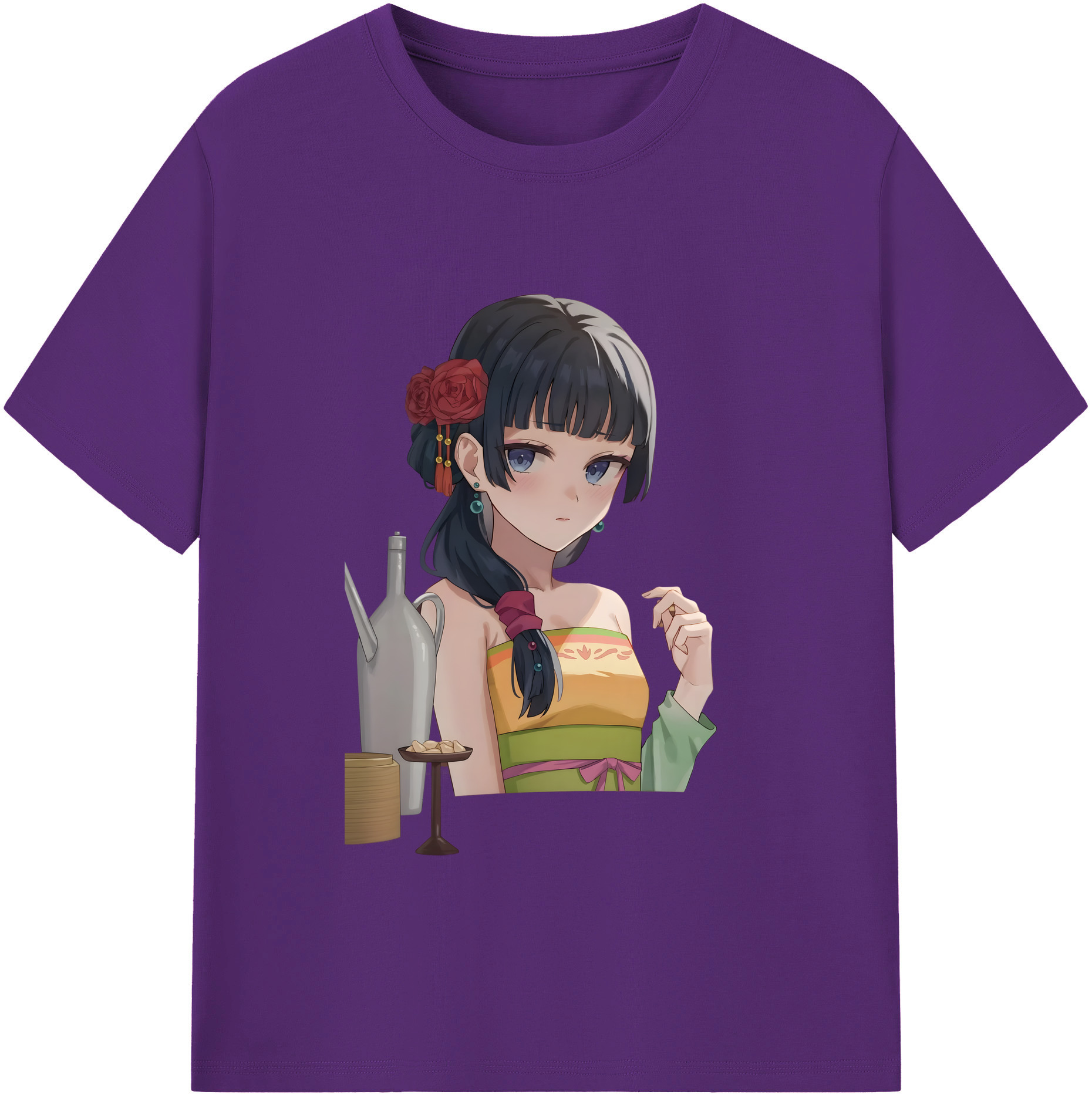 （画像用） 薬屋のひとりごと The Apothecary Diaries 綿100％半袖Tシャツ（フロントプリント）