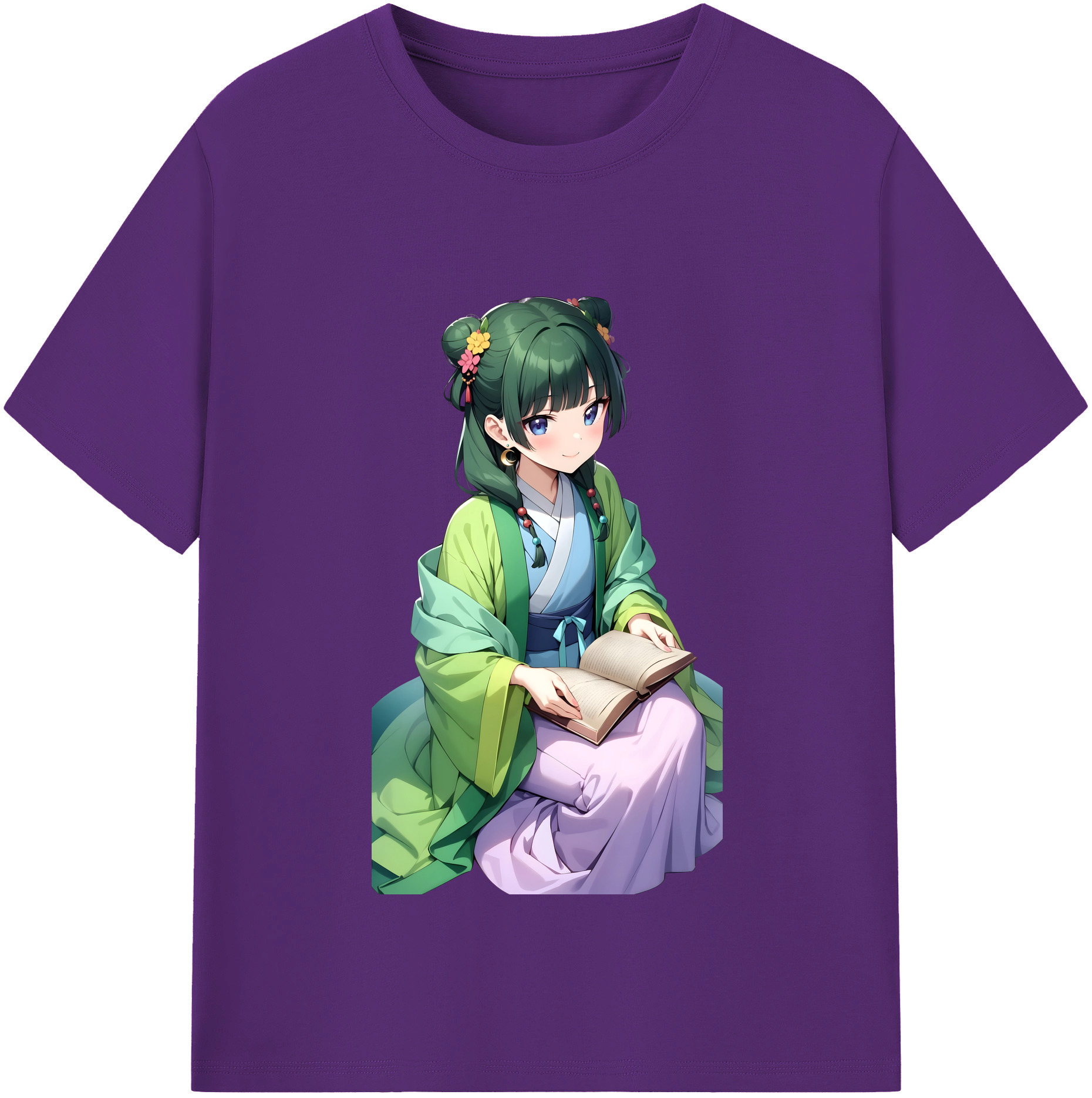 （画像用） 薬屋のひとりごと The Apothecary Diaries 綿100％半袖Tシャツ（フロントプリント）