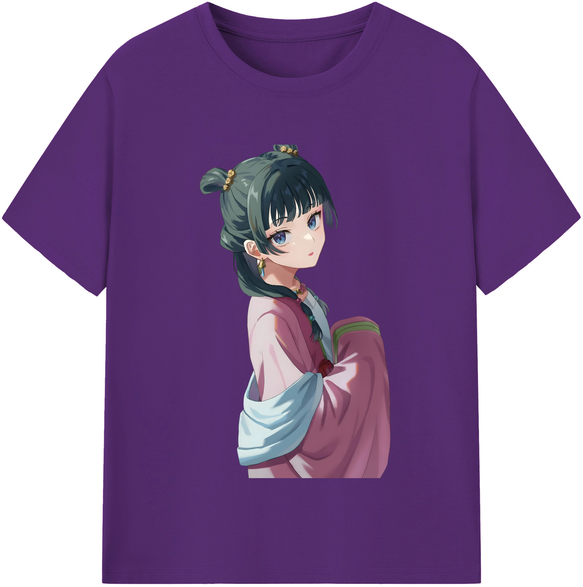 （画像用） 薬屋のひとりごと The Apothecary Diaries 綿100％半袖Tシャツ（フロントプリント）