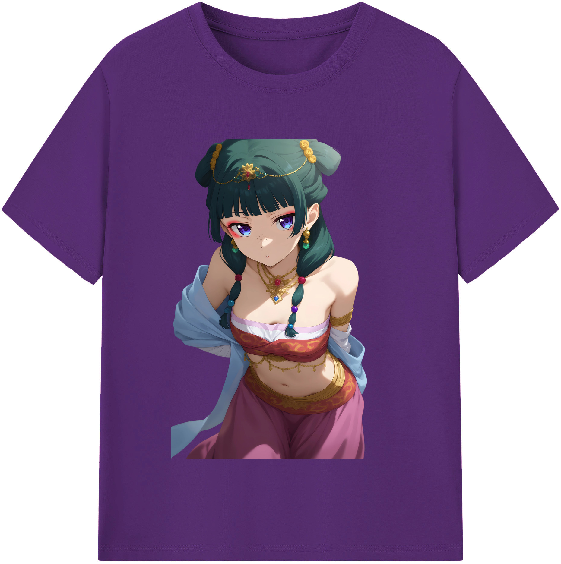 （画像用） 薬屋のひとりごと The Apothecary Diaries 綿100％半袖Tシャツ（フロントプリント）