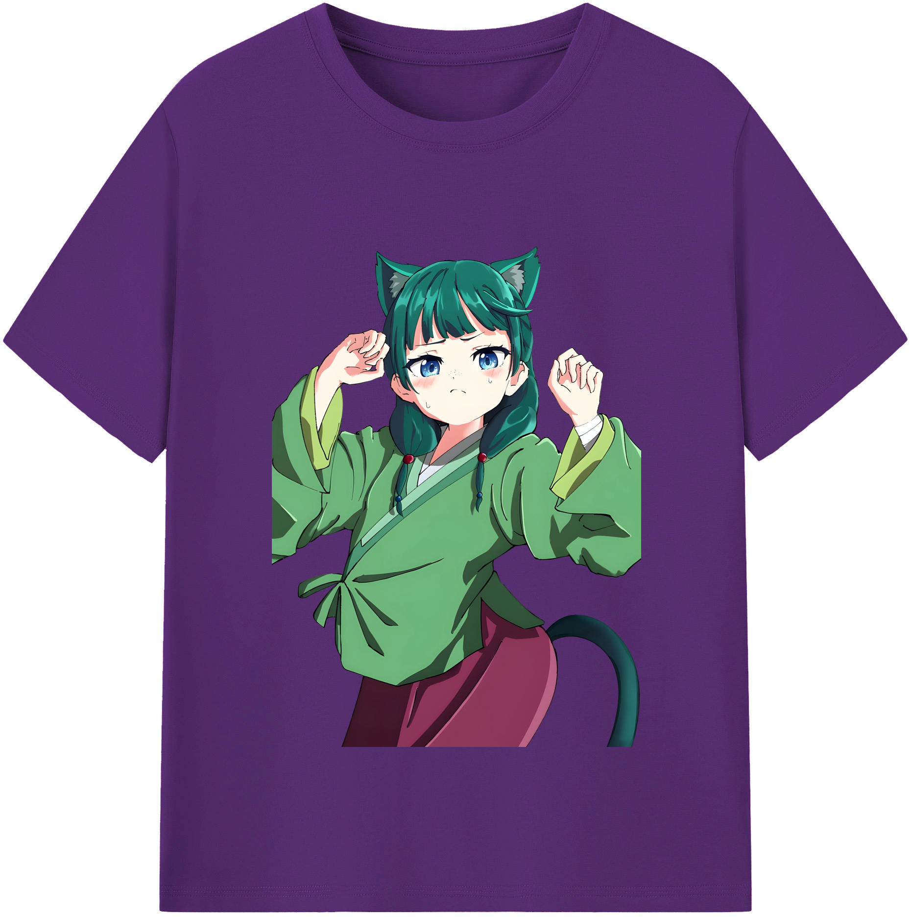 （画像用） 薬屋のひとりごと The Apothecary Diaries 綿100％半袖Tシャツ（フロントプリント）