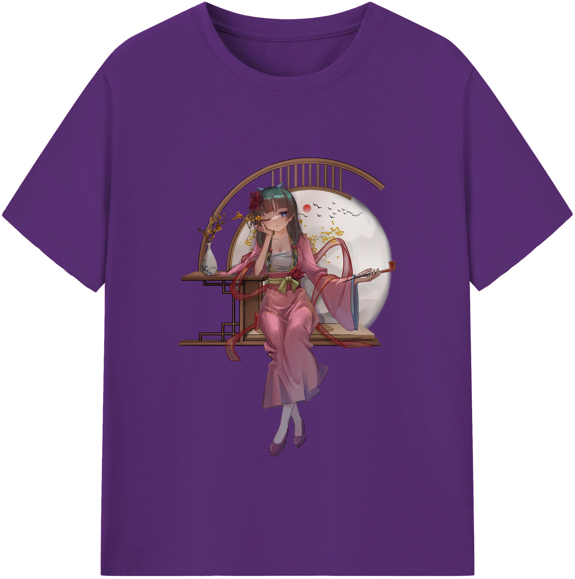 （画像用） 薬屋のひとりごと The Apothecary Diaries 綿100％半袖Tシャツ（フロントプリント）