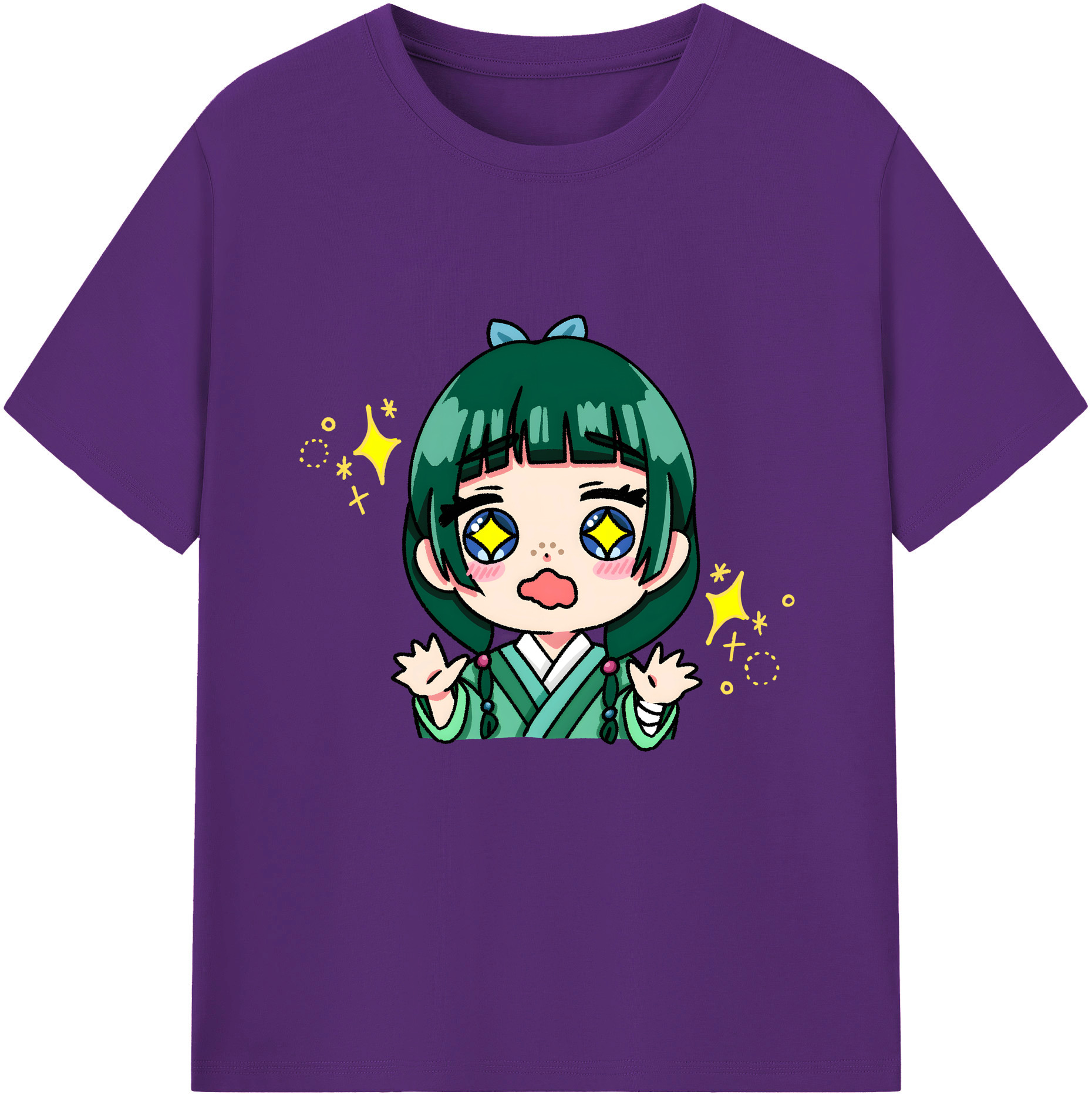 （画像用） 薬屋のひとりごと The Apothecary Diaries 綿100％半袖Tシャツ（フロントプリント）