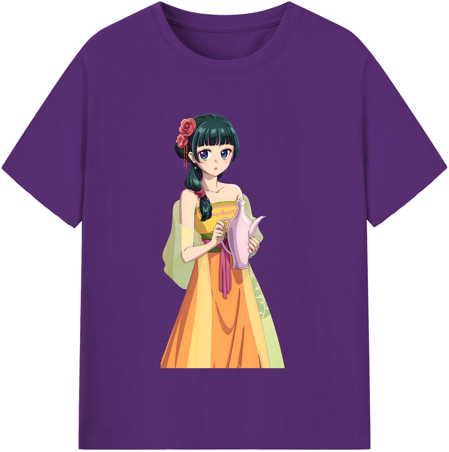 （画像用） 薬屋のひとりごと The Apothecary Diaries 綿100％半袖Tシャツ（フロントプリント）
