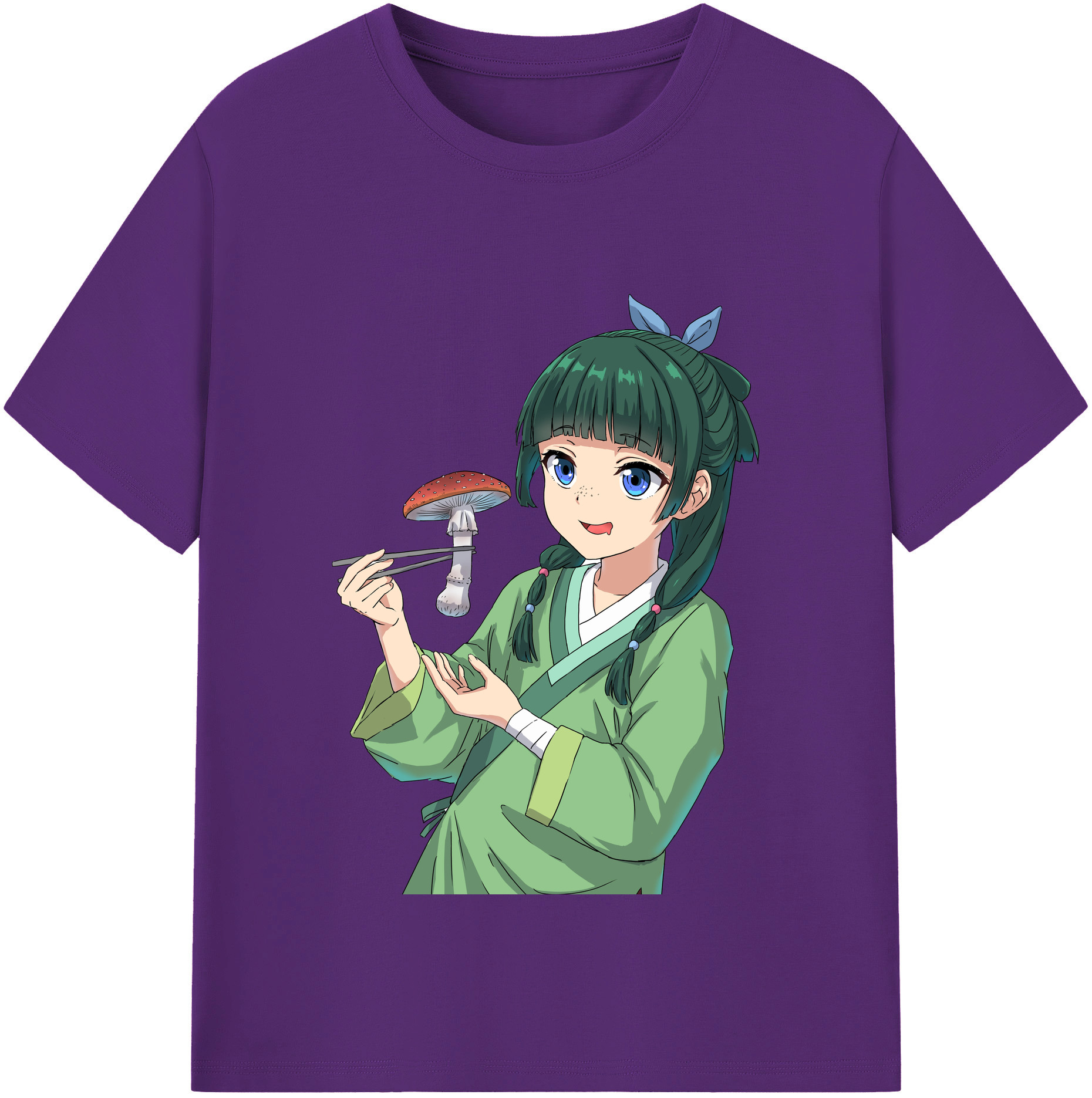（画像用） 薬屋のひとりごと The Apothecary Diaries 綿100％半袖Tシャツ（フロントプリント）