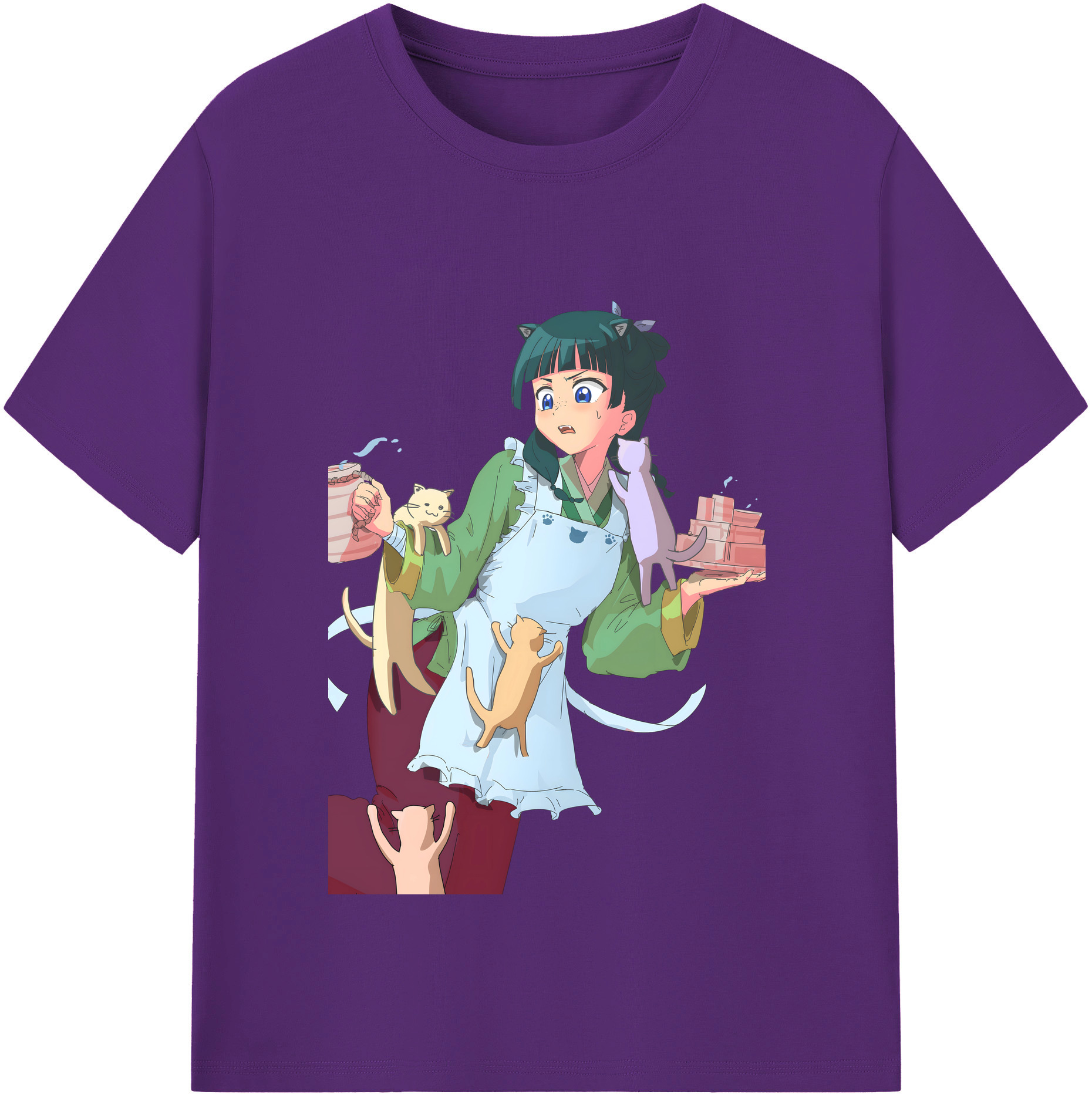 （画像用） 薬屋のひとりごと The Apothecary Diaries 綿100％半袖Tシャツ（フロントプリント）