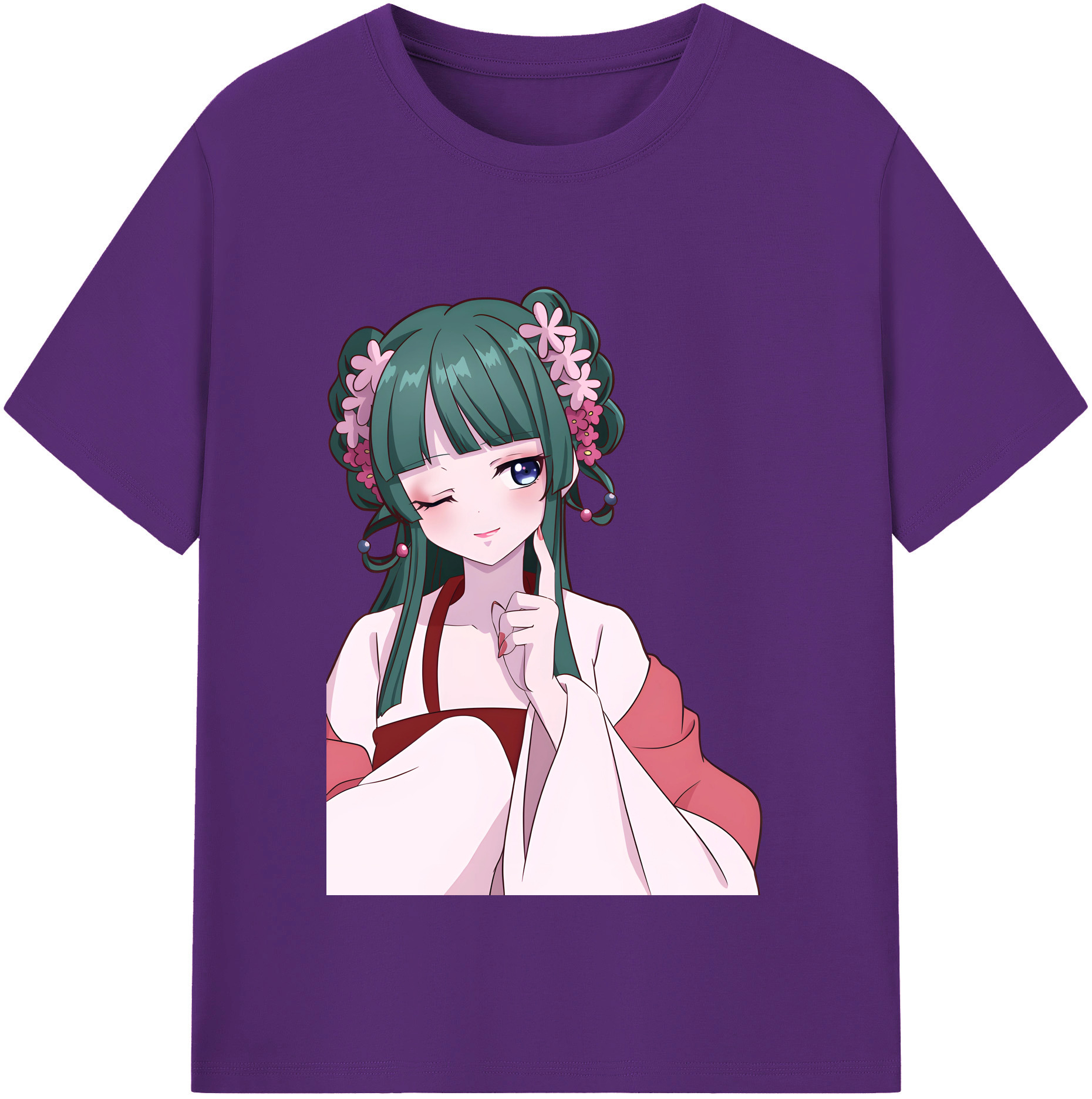 （画像用） 薬屋のひとりごと The Apothecary Diaries 綿100％半袖Tシャツ（フロントプリント）