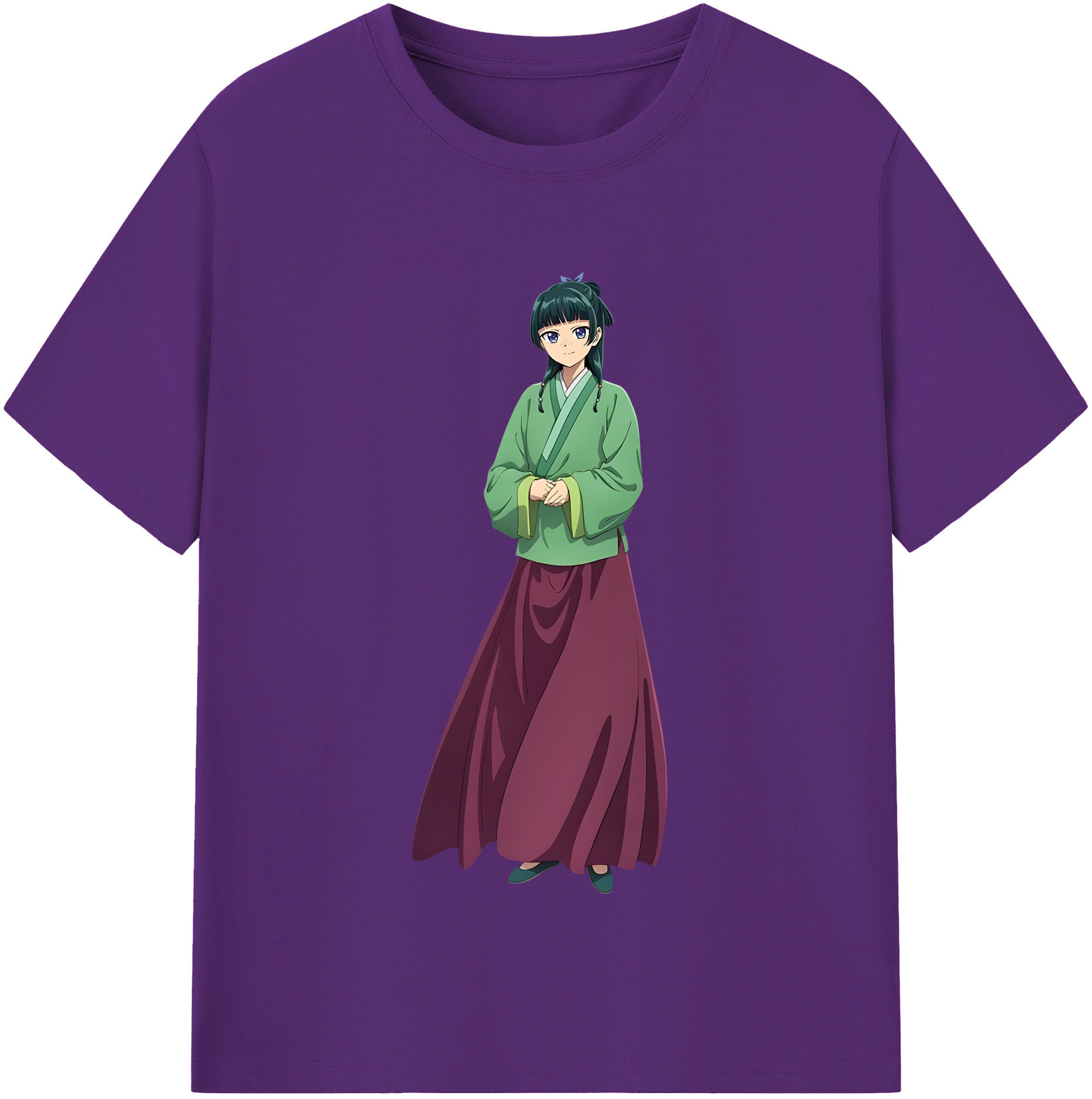 （画像用） 薬屋のひとりごと The Apothecary Diaries 綿100％半袖Tシャツ（フロントプリント）