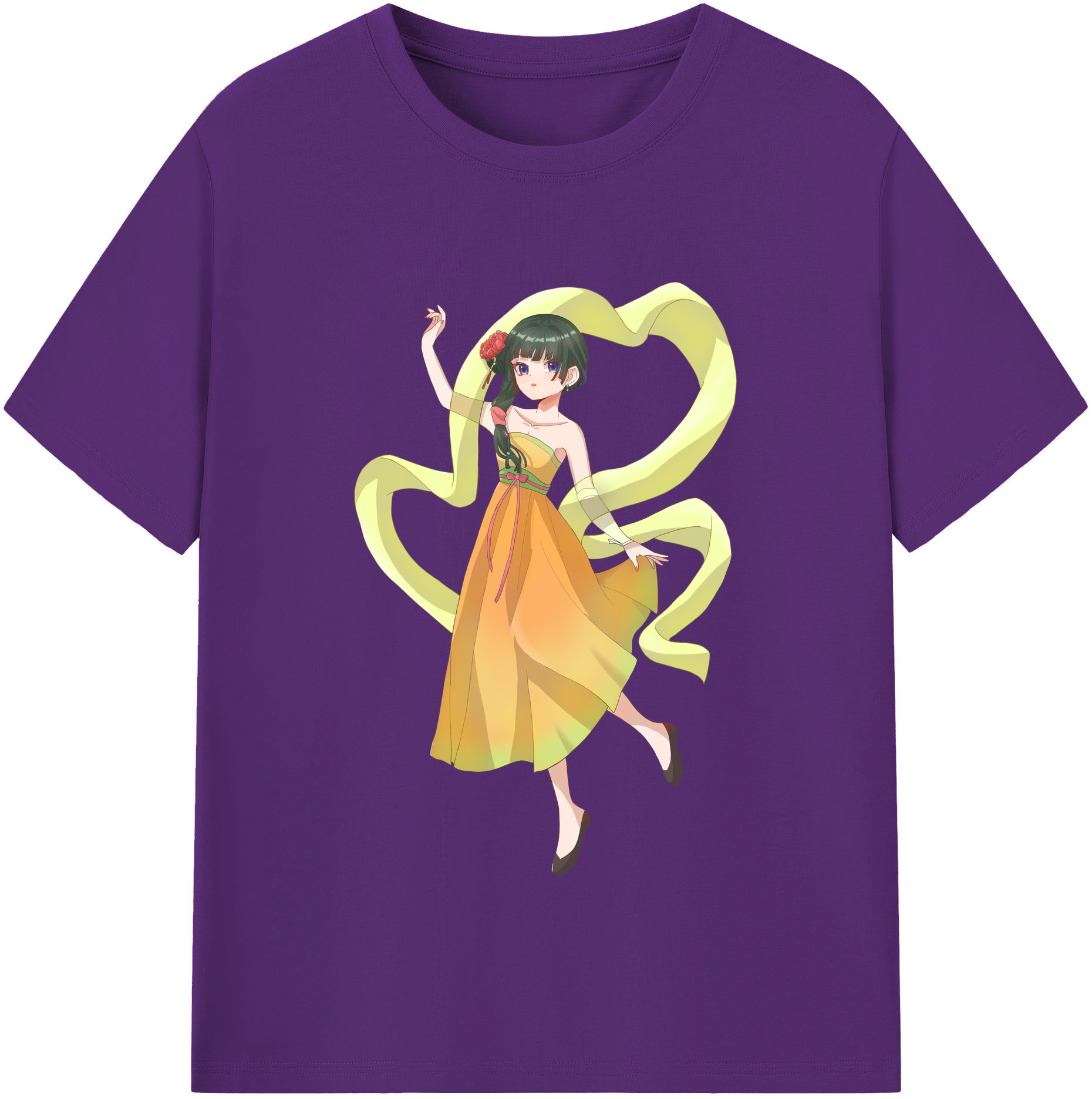 （画像用） 薬屋のひとりごと The Apothecary Diaries 綿100％半袖Tシャツ（フロントプリント）
