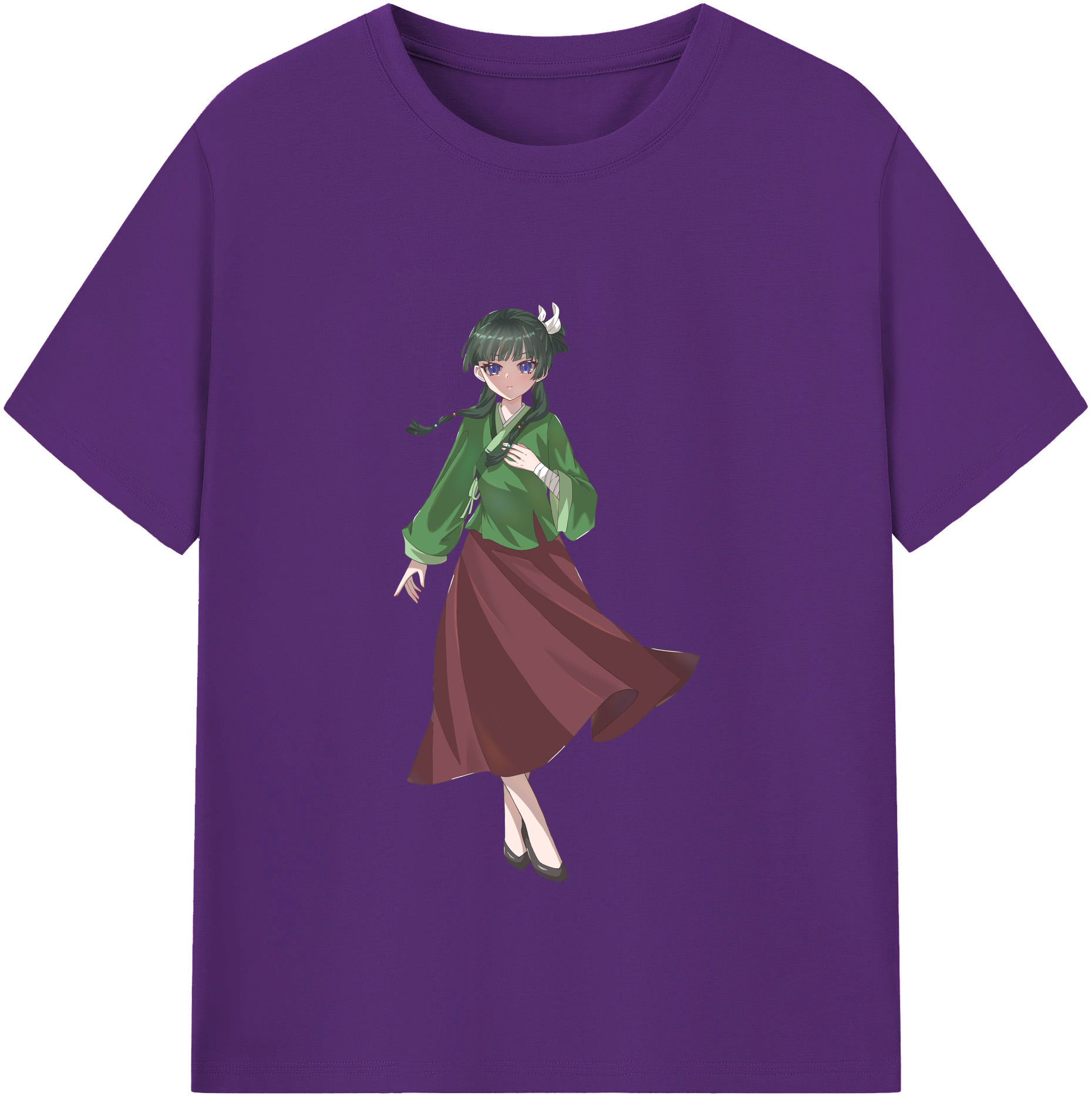 （画像用） 薬屋のひとりごと The Apothecary Diaries 綿100％半袖Tシャツ（フロントプリント）