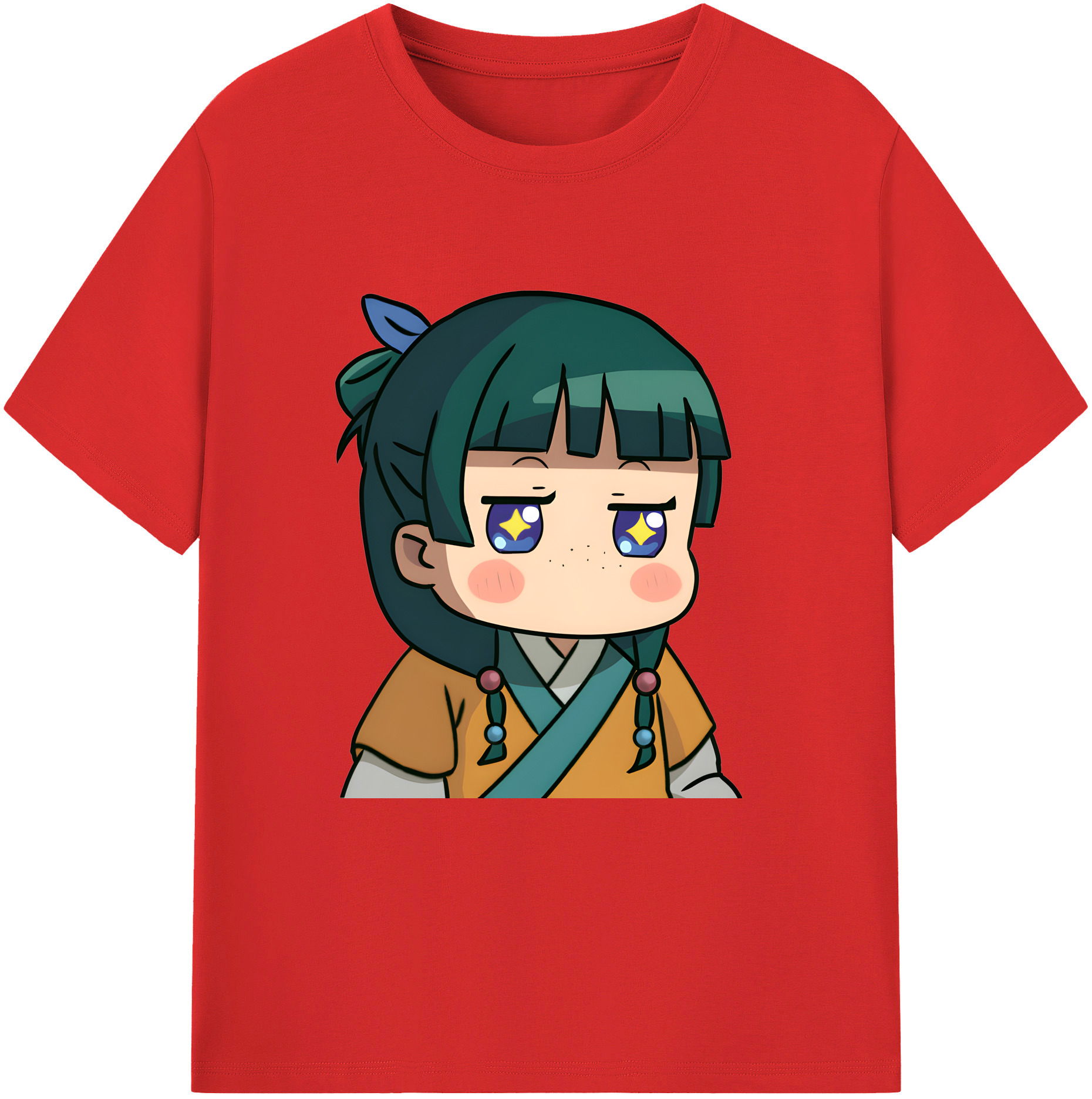 （画像用） 薬屋のひとりごと The Apothecary Diaries 綿100％半袖Tシャツ（フロントプリント）