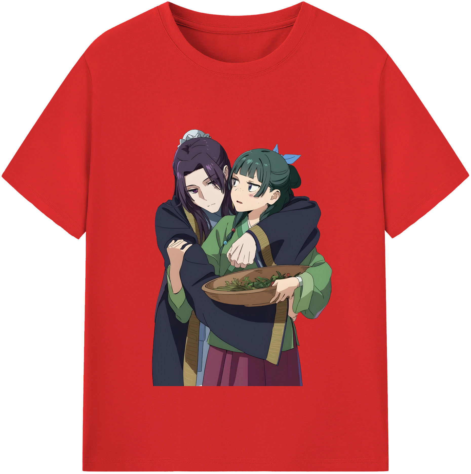 （画像用） 薬屋のひとりごと The Apothecary Diaries 綿100％半袖Tシャツ（フロントプリント）