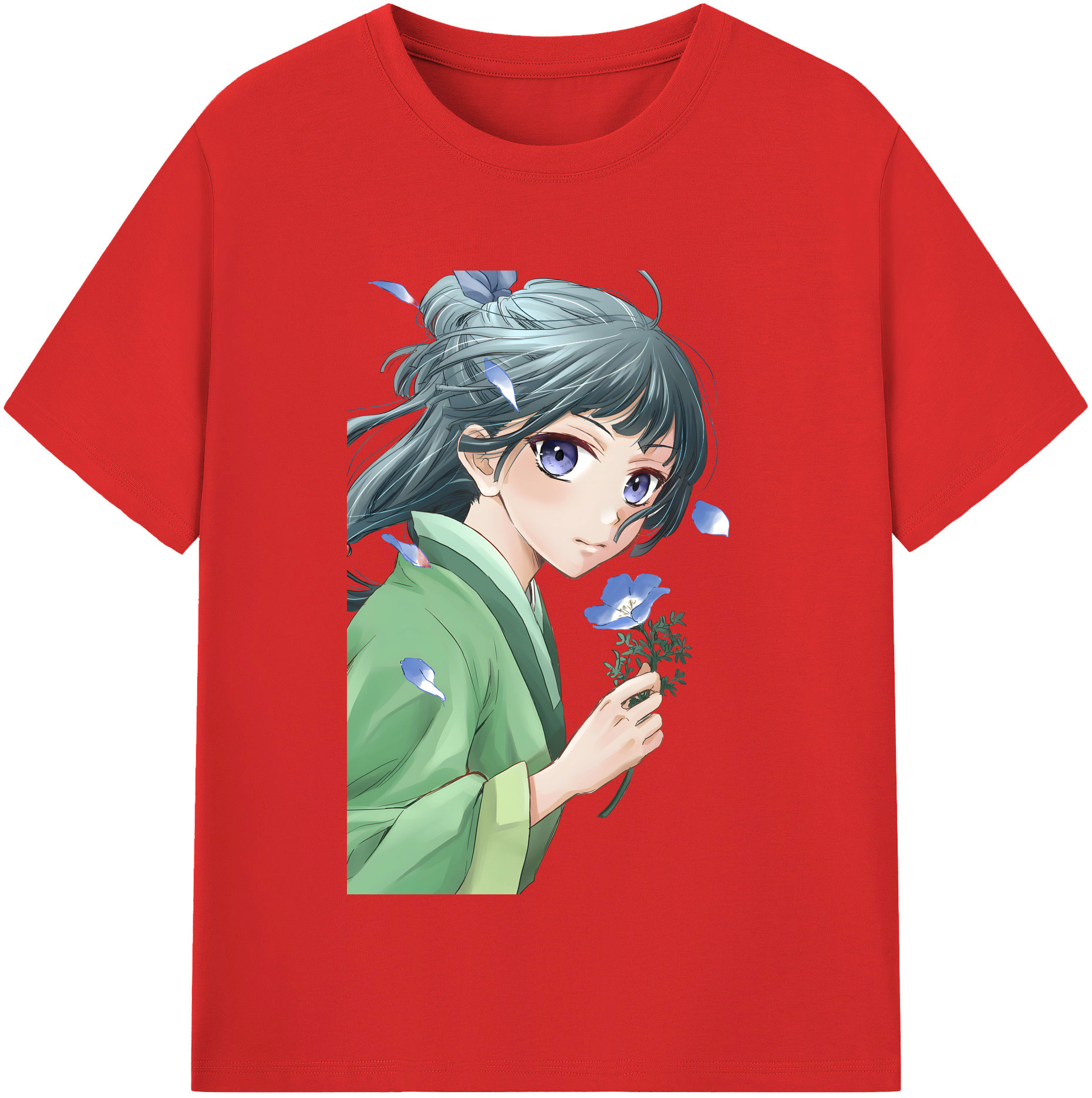 （画像用） 薬屋のひとりごと The Apothecary Diaries 綿100％半袖Tシャツ（フロントプリント）
