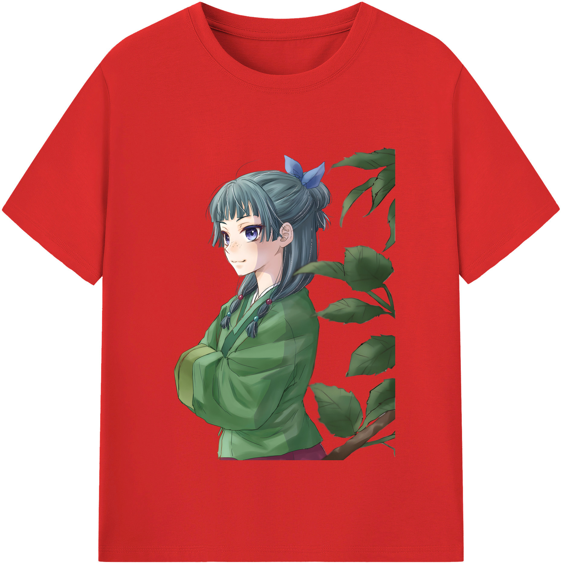 （画像用） 薬屋のひとりごと The Apothecary Diaries 綿100％半袖Tシャツ（フロントプリント）