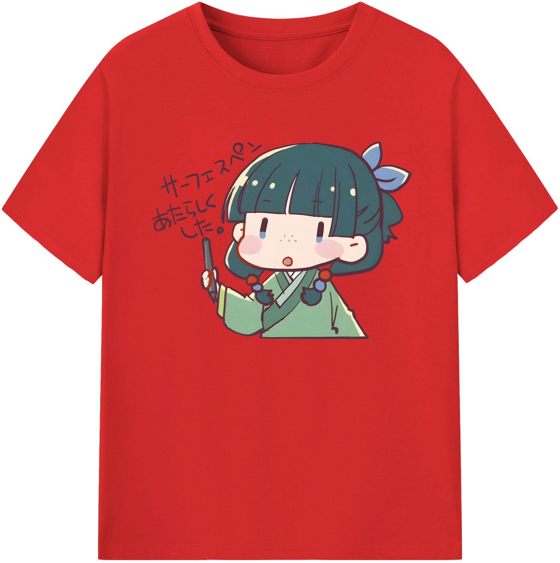 （画像用） 薬屋のひとりごと The Apothecary Diaries 綿100％半袖Tシャツ（フロントプリント）
