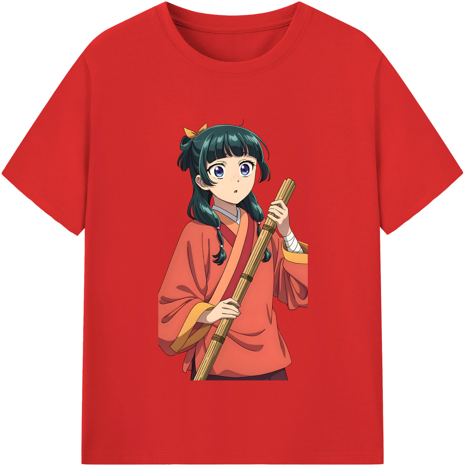 （画像用） 薬屋のひとりごと The Apothecary Diaries 綿100％半袖Tシャツ（フロントプリント）