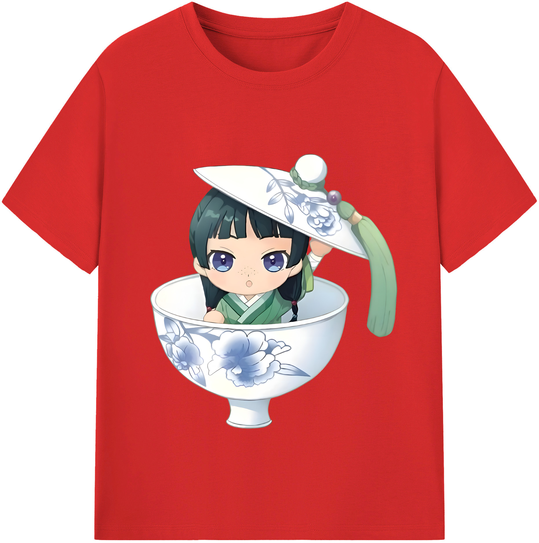 （画像用） 薬屋のひとりごと The Apothecary Diaries 綿100％半袖Tシャツ（フロントプリント）