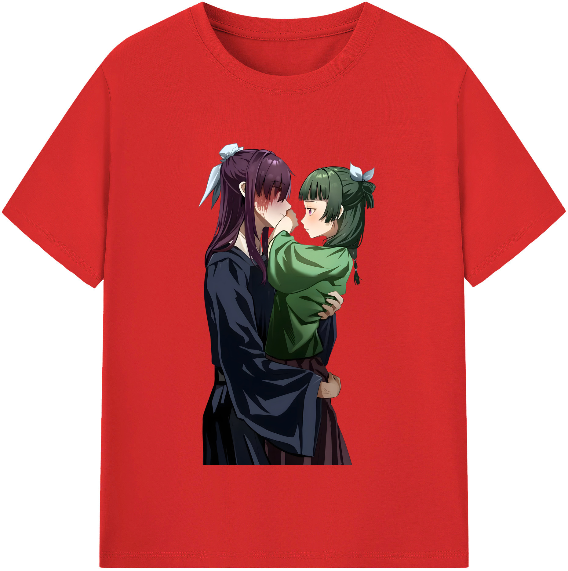 （画像用） 薬屋のひとりごと The Apothecary Diaries 綿100％半袖Tシャツ（フロントプリント）
