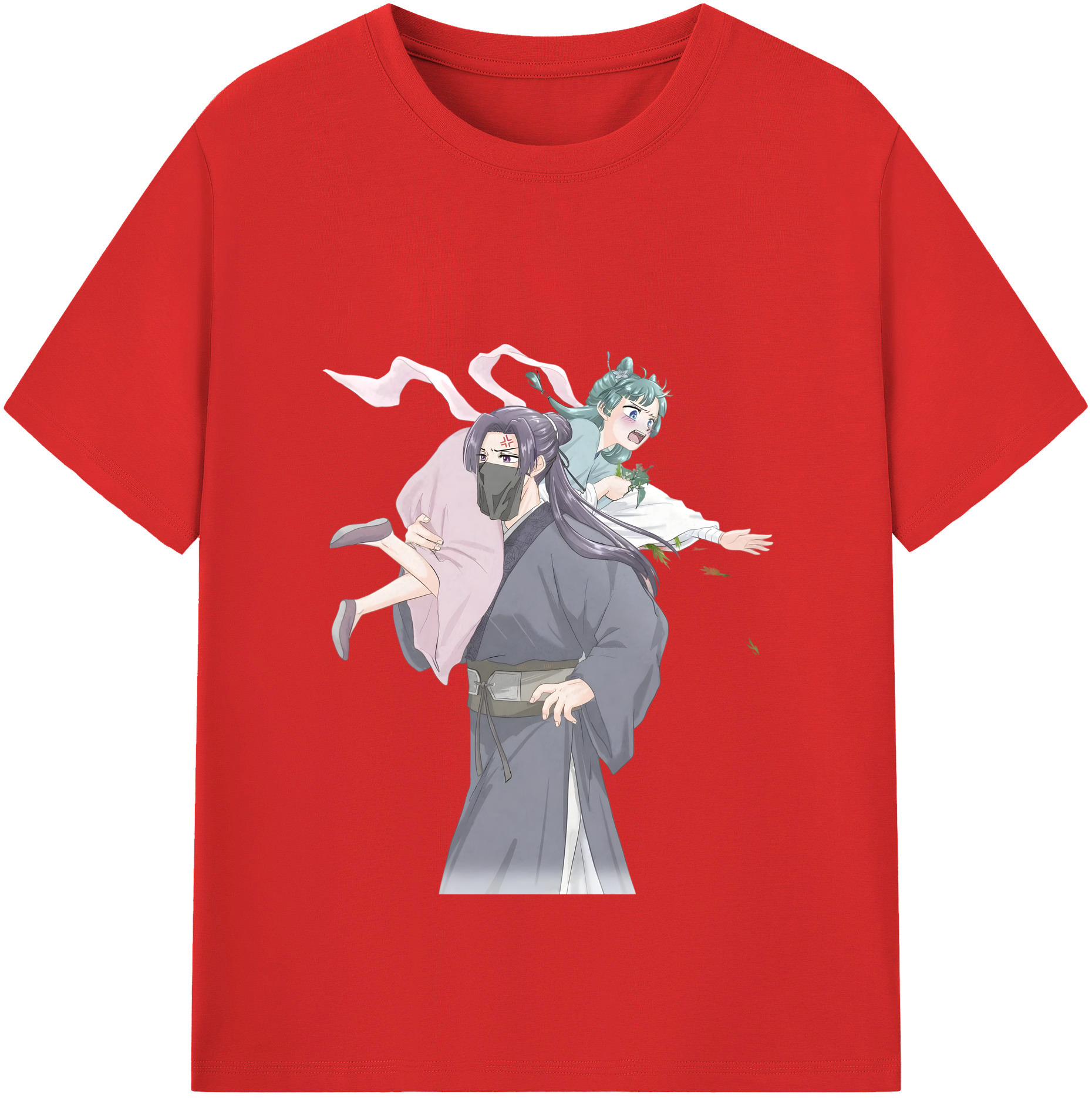 （画像用） 薬屋のひとりごと The Apothecary Diaries 綿100％半袖Tシャツ（フロントプリント）