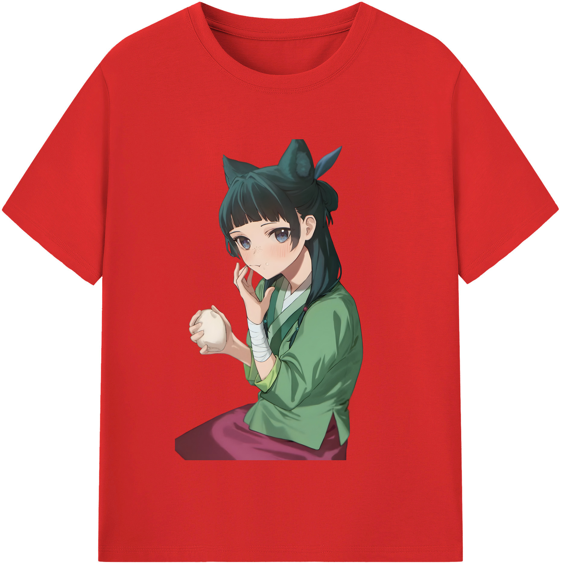 （画像用） 薬屋のひとりごと The Apothecary Diaries 綿100％半袖Tシャツ（フロントプリント）