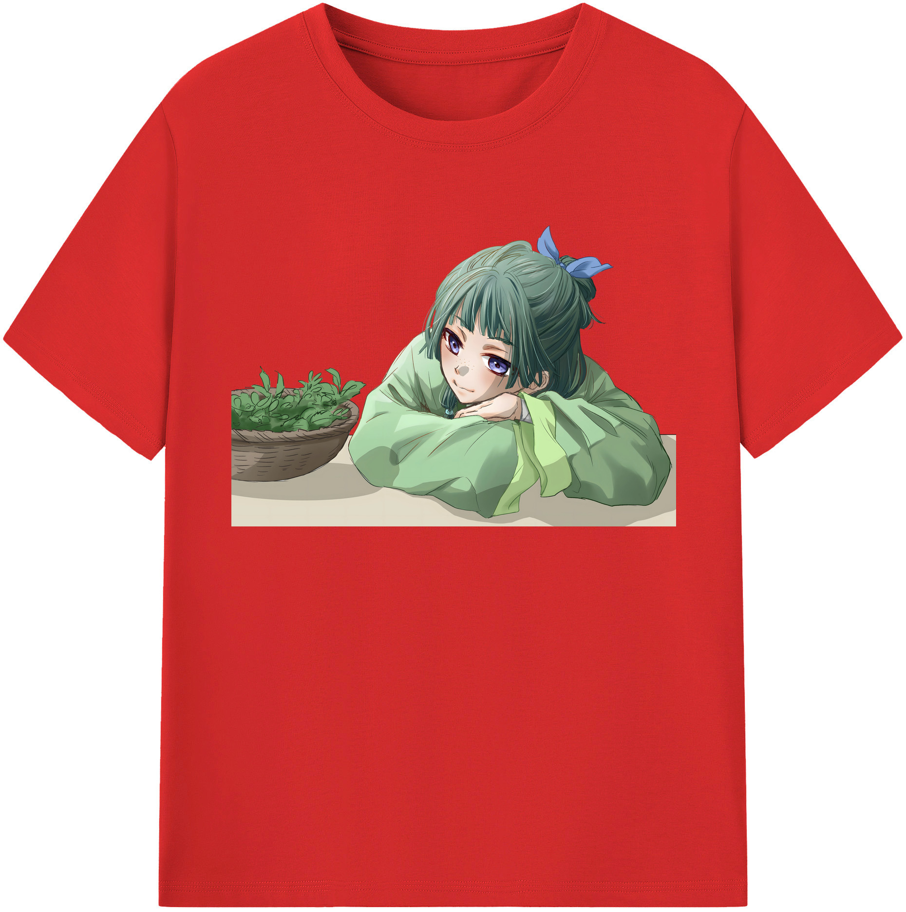 （画像用） 薬屋のひとりごと The Apothecary Diaries 綿100％半袖Tシャツ（フロントプリント）