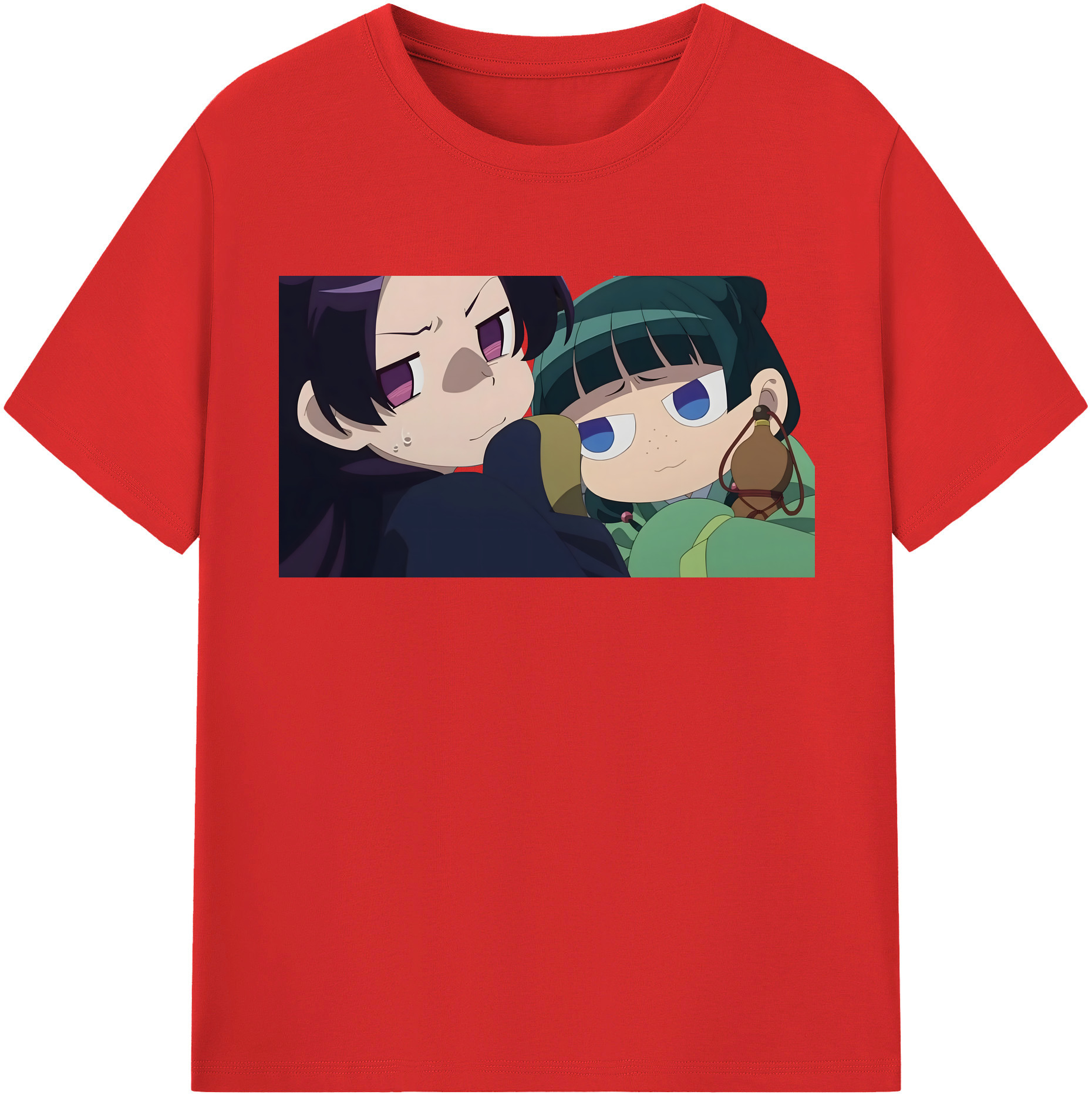（画像用） 薬屋のひとりごと The Apothecary Diaries 綿100％半袖Tシャツ（フロントプリント）