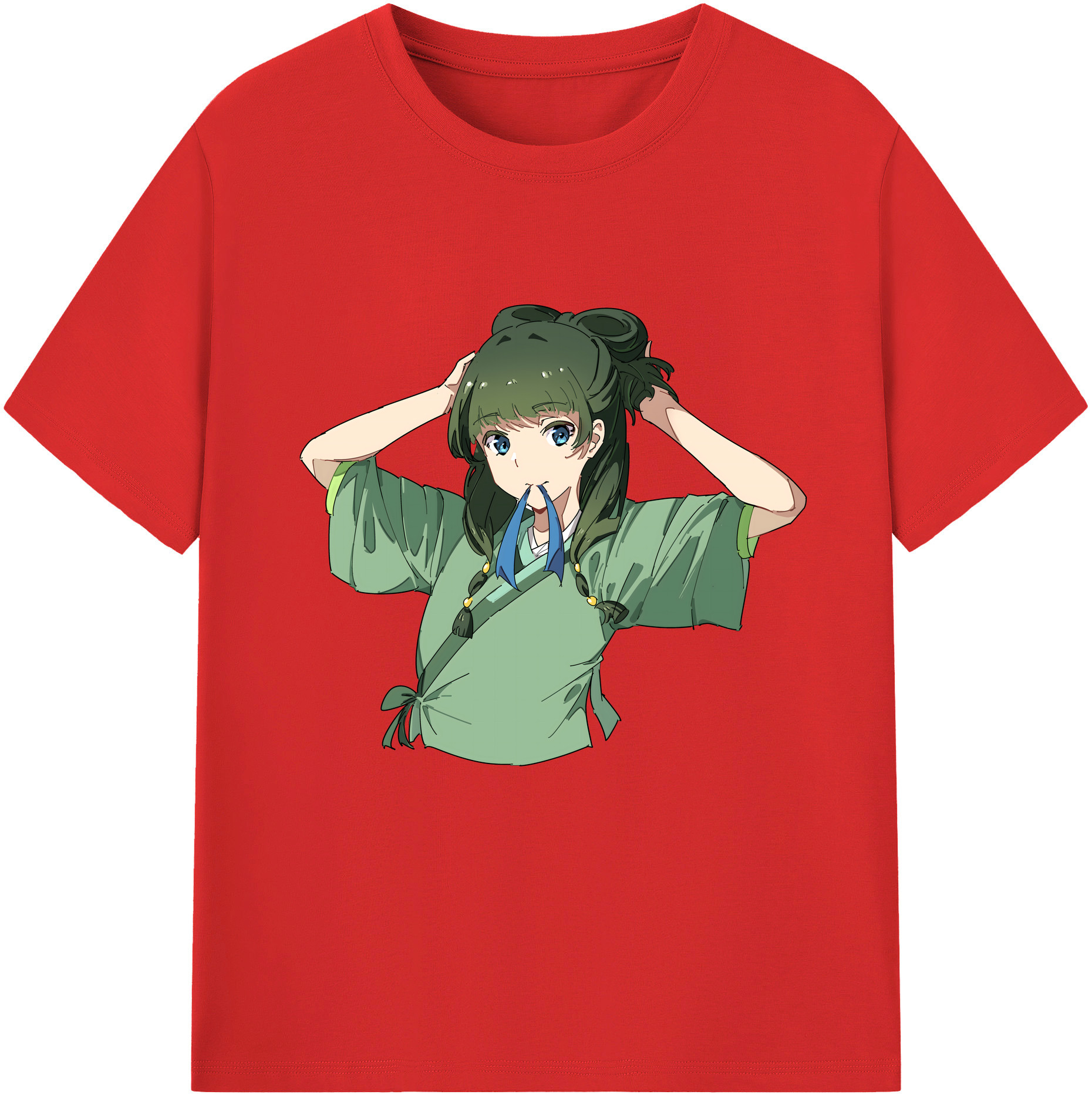 （画像用） 薬屋のひとりごと The Apothecary Diaries 綿100％半袖Tシャツ（フロントプリント）