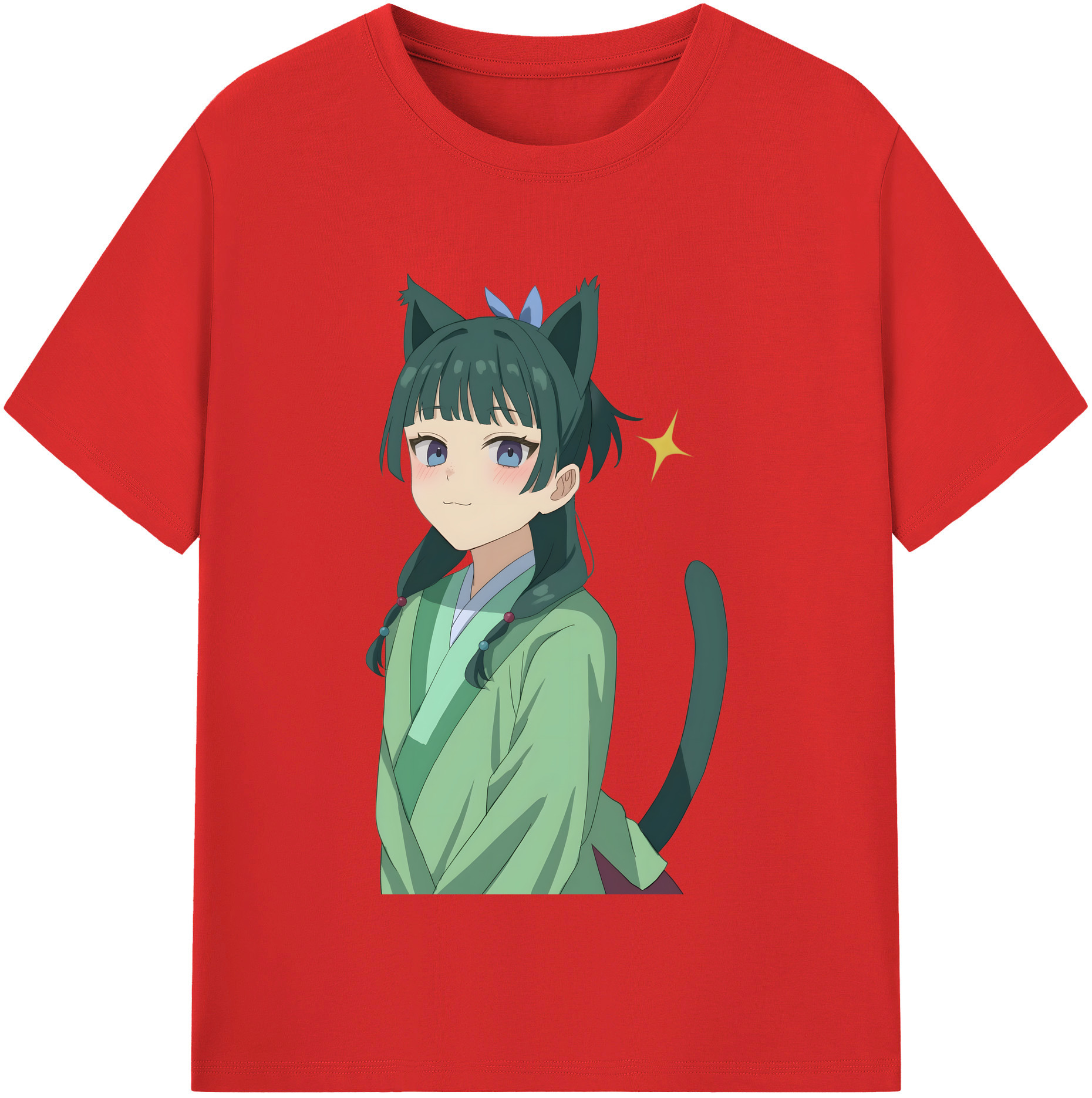 （画像用） 薬屋のひとりごと The Apothecary Diaries 綿100％半袖Tシャツ（フロントプリント）