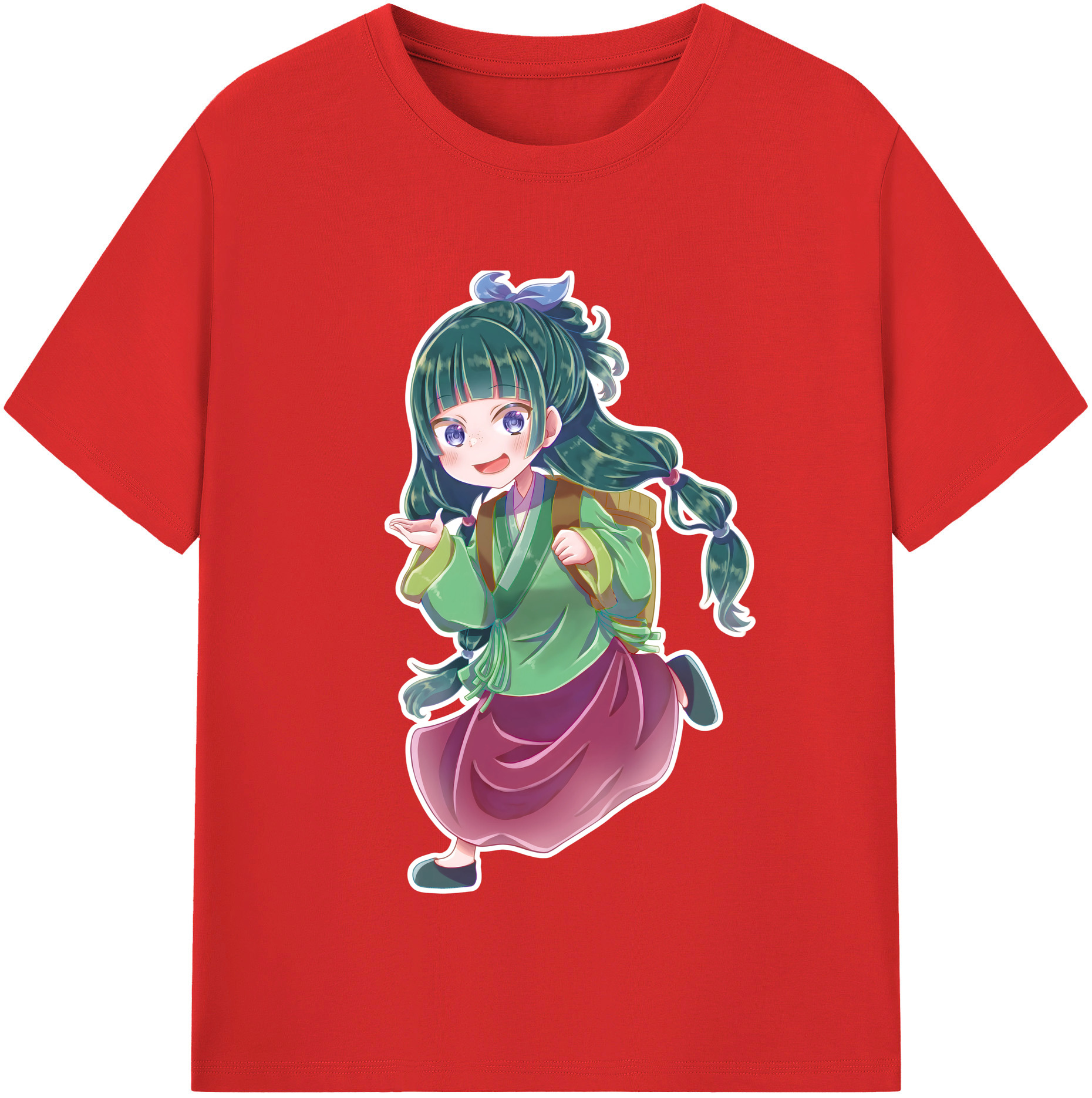 （画像用） 薬屋のひとりごと The Apothecary Diaries 綿100％半袖Tシャツ（フロントプリント）