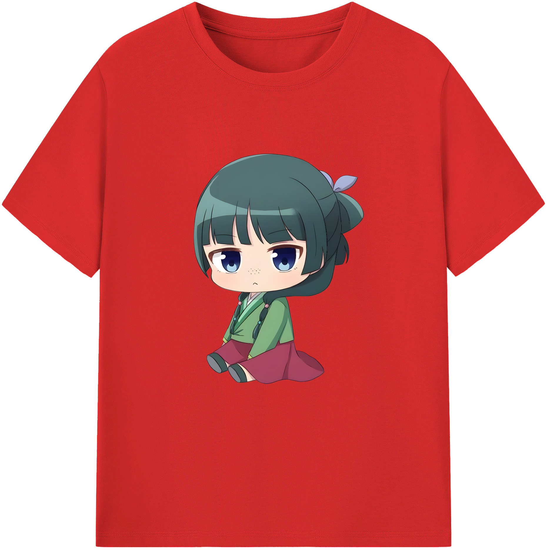 （画像用） 薬屋のひとりごと The Apothecary Diaries 綿100％半袖Tシャツ（フロントプリント）