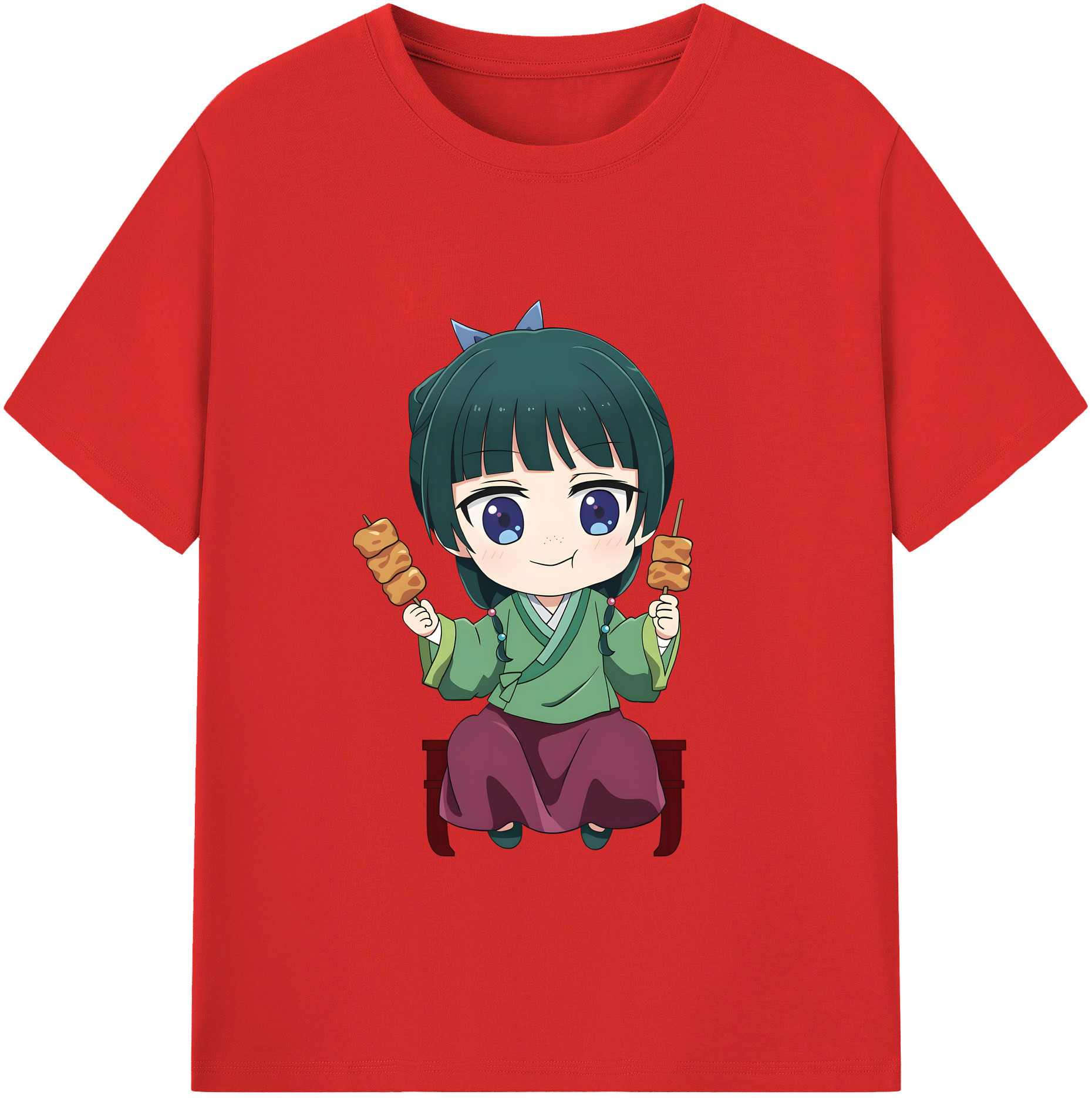 （画像用） 薬屋のひとりごと The Apothecary Diaries 綿100％半袖Tシャツ（フロントプリント）