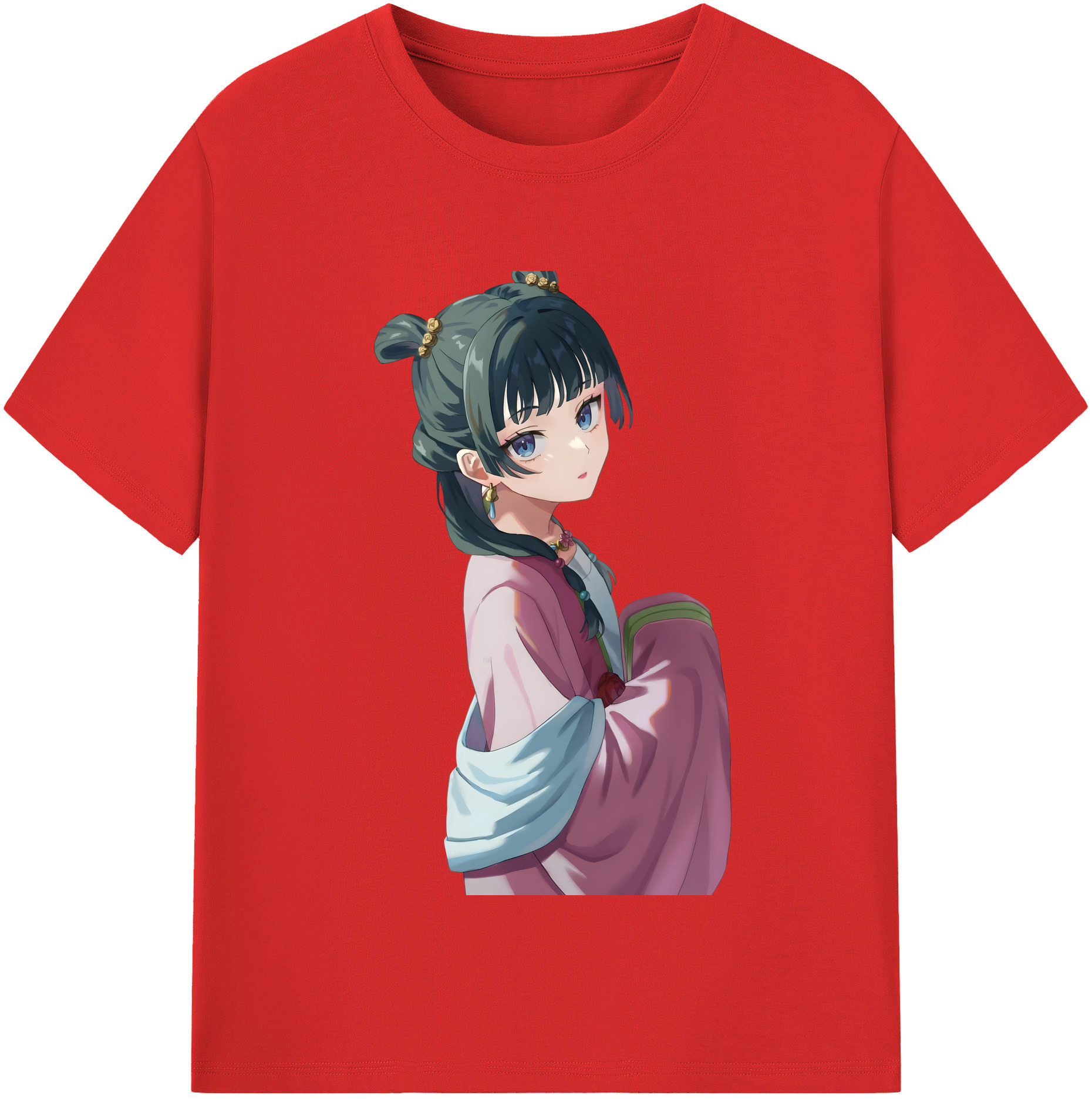 （画像用） 薬屋のひとりごと The Apothecary Diaries 綿100％半袖Tシャツ（フロントプリント）