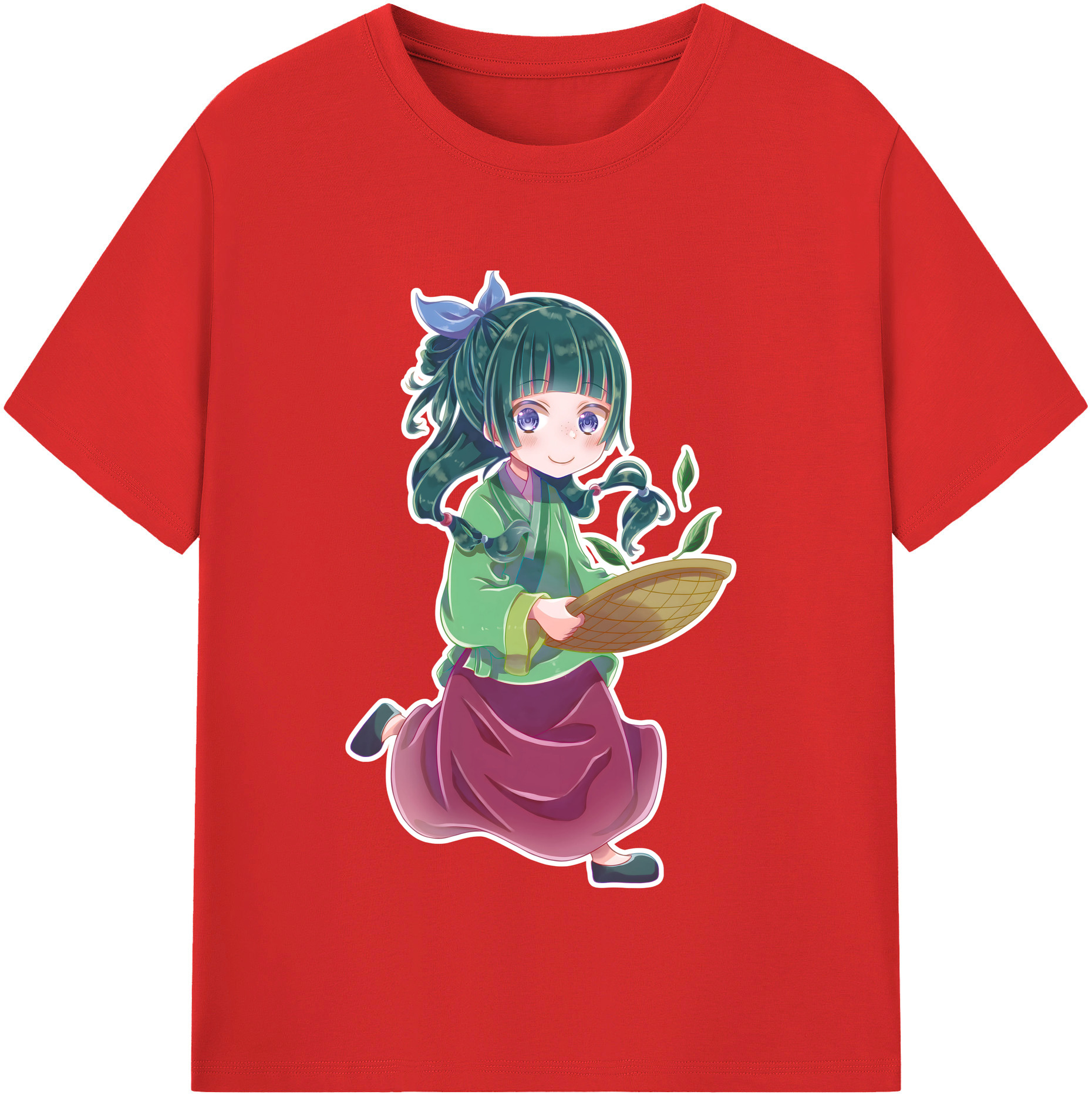 （画像用） 薬屋のひとりごと The Apothecary Diaries 綿100％半袖Tシャツ（フロントプリント）