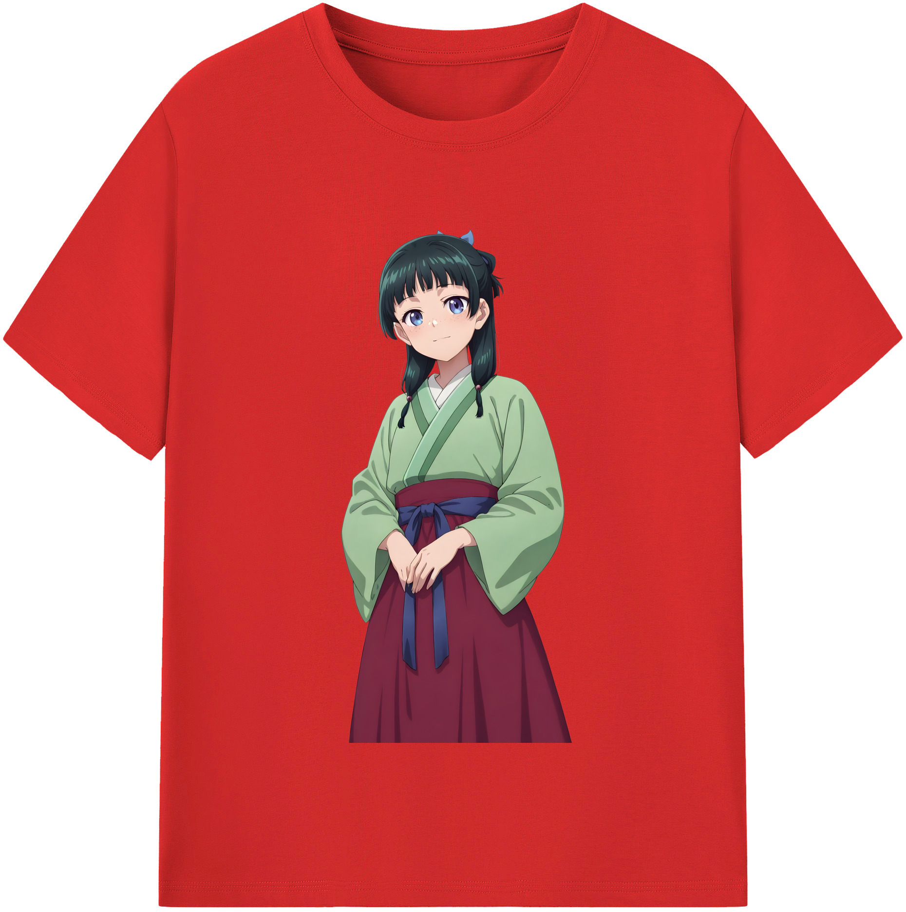 （画像用） 薬屋のひとりごと The Apothecary Diaries 綿100％半袖Tシャツ（フロントプリント）